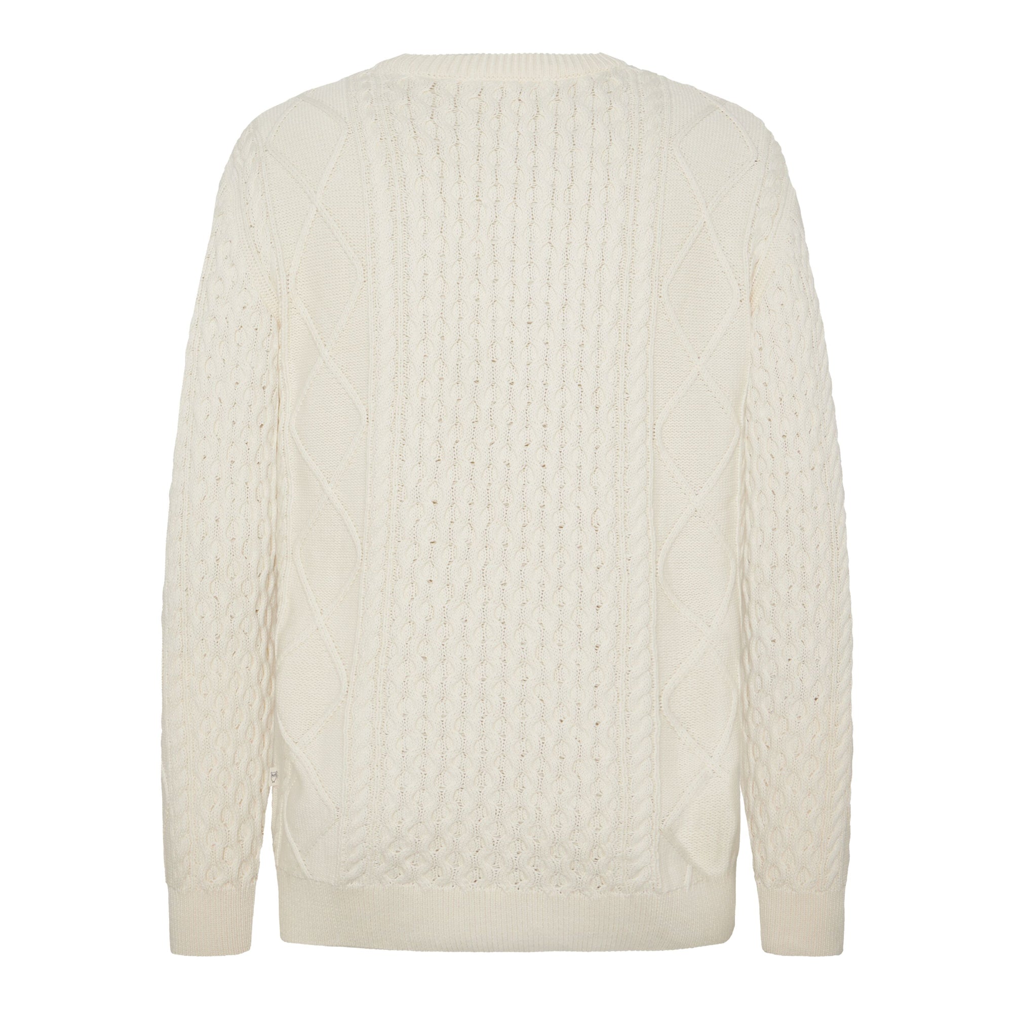 Cable Knit Strickpullover aus Bio-Baumwolle ROC/GOTS/Vegan