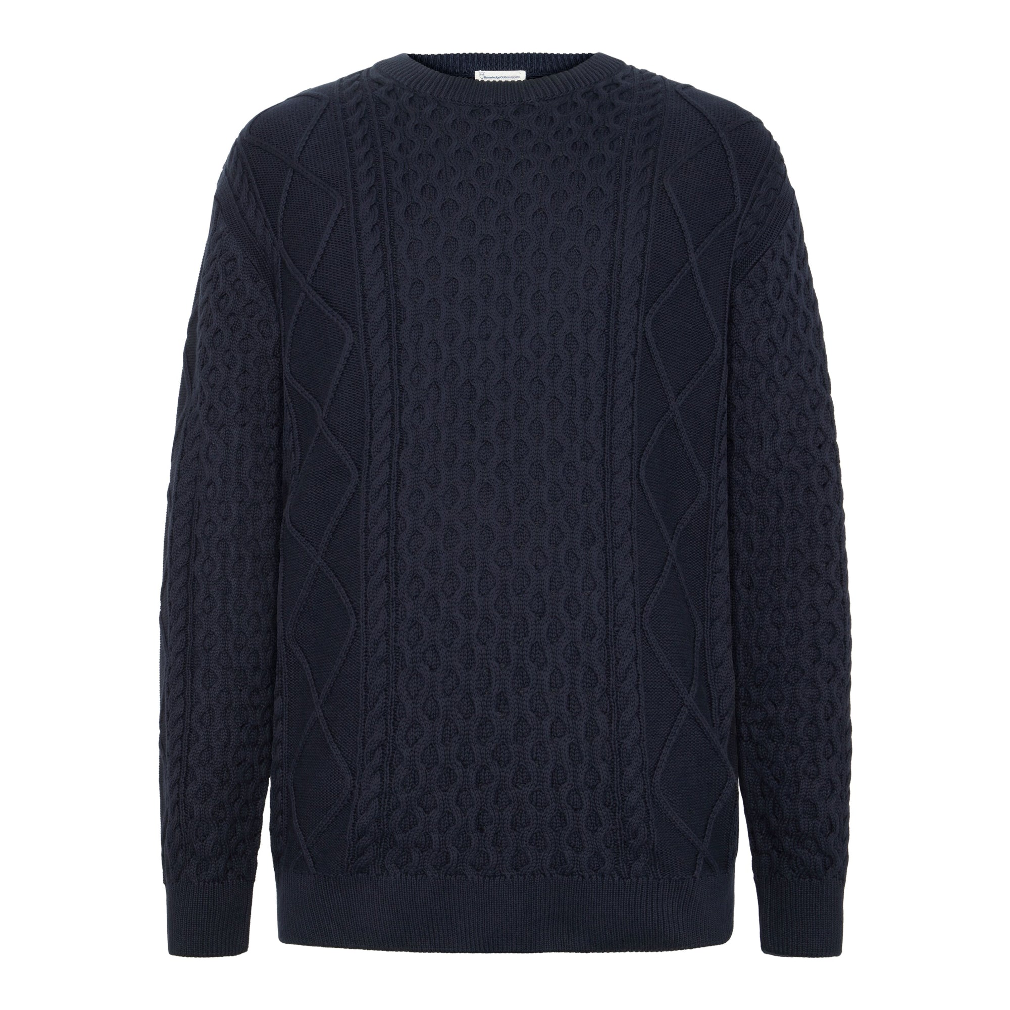 Cable Knit Strickpullover aus Bio-Baumwolle ROC/GOTS/Vegan