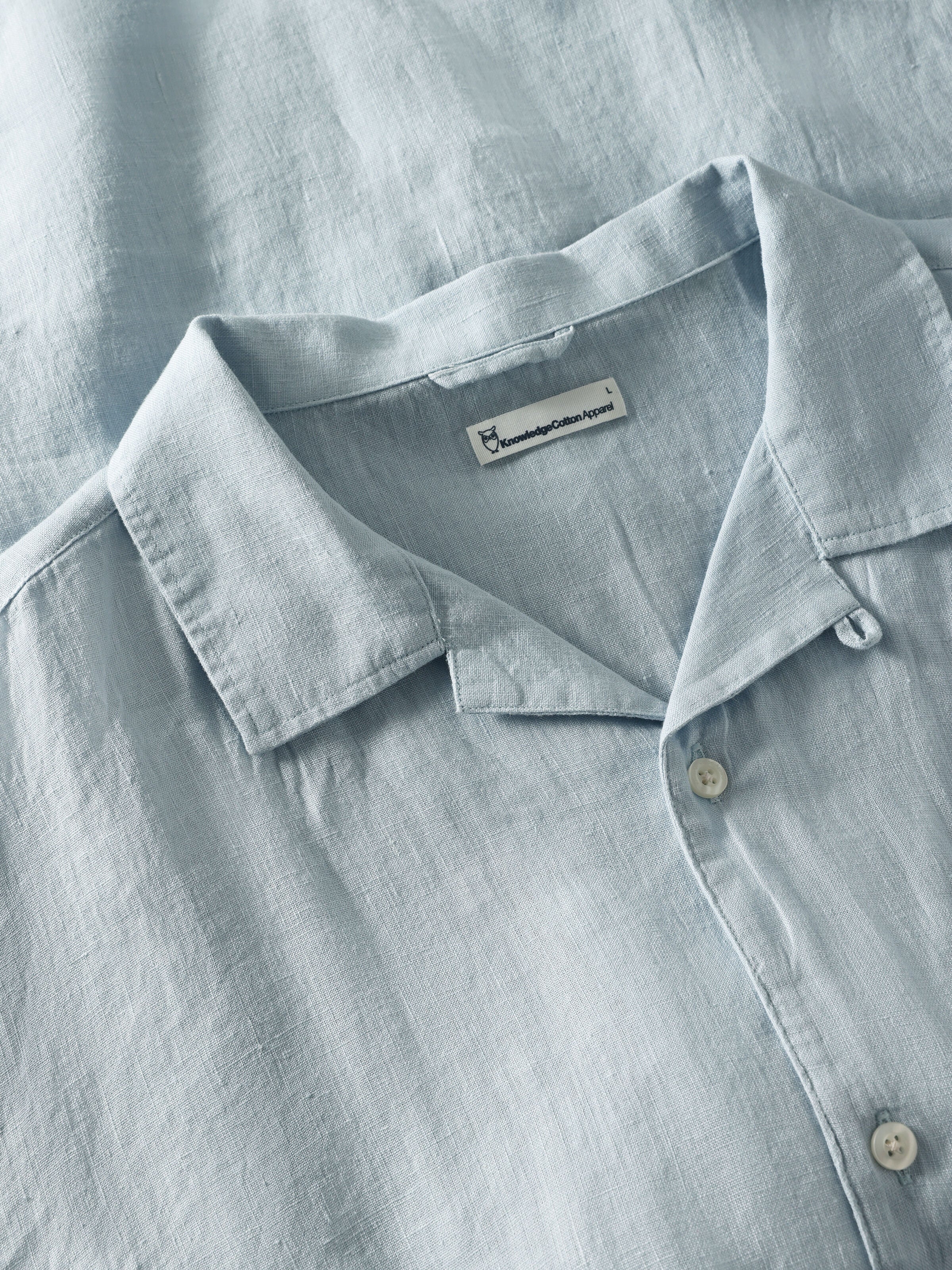 Kurzarmhemd BOXY aus Bio-Leinen