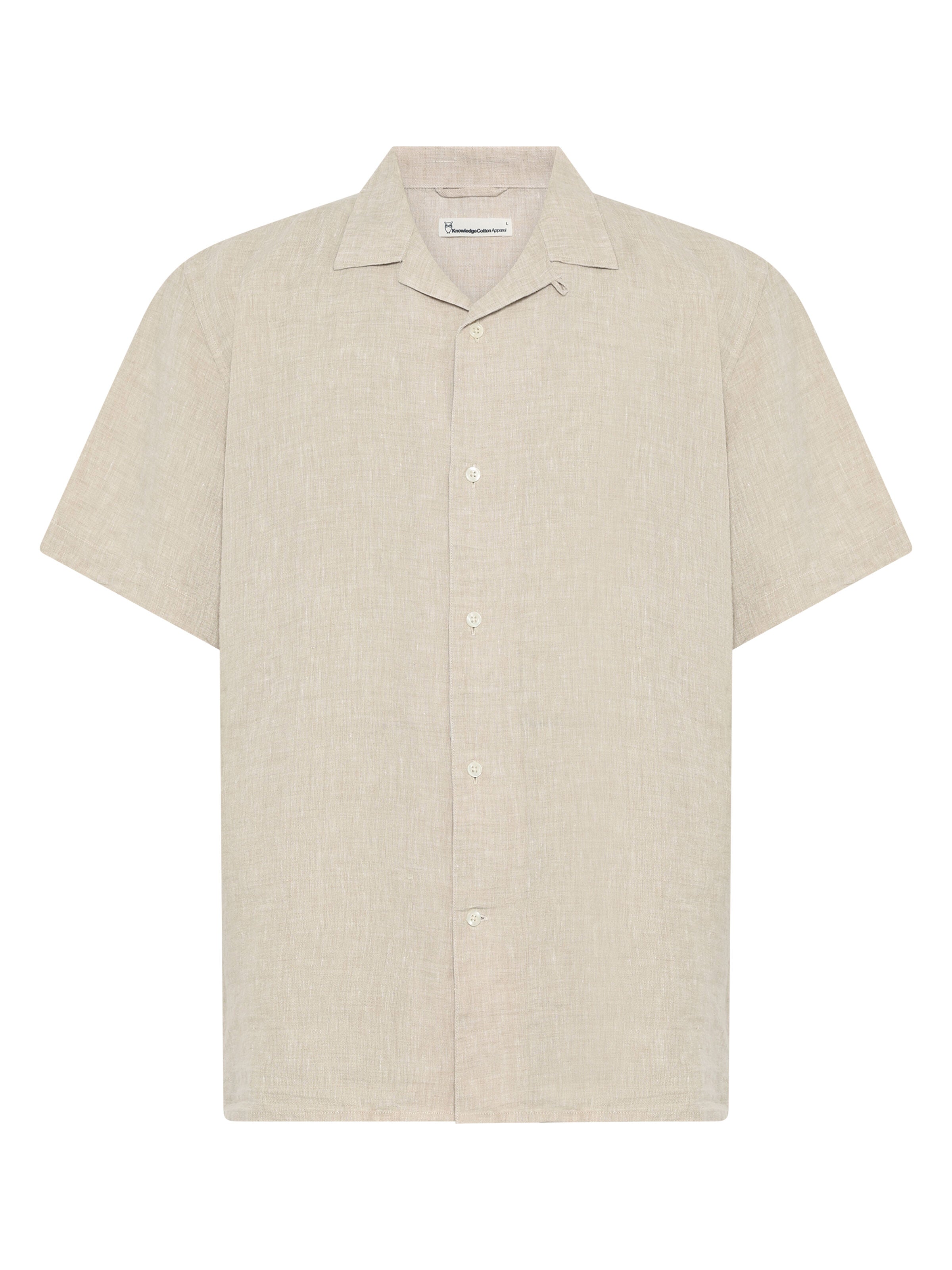 Kurzarmhemd BOXY aus Bio-Leinen