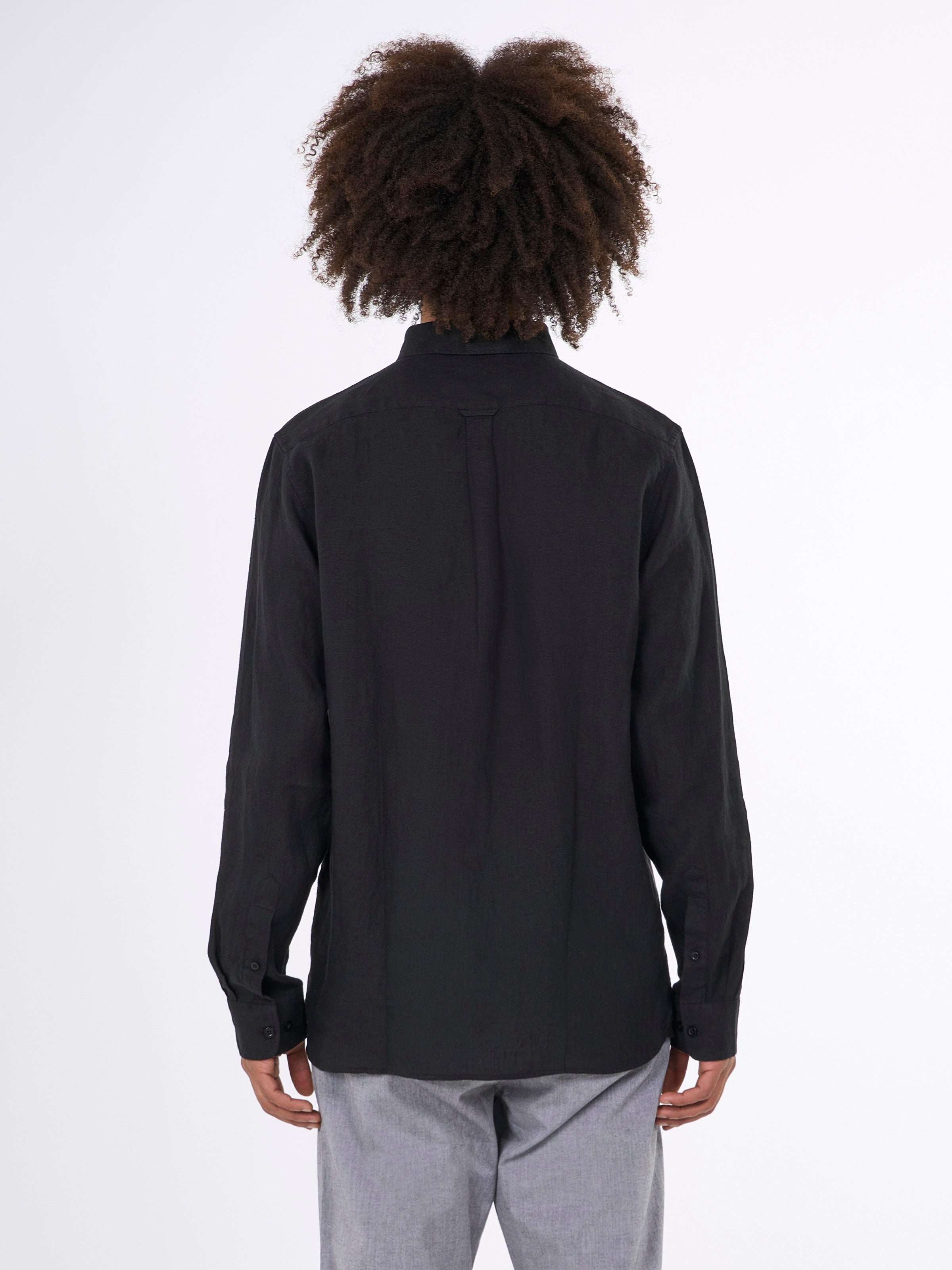 Regular Hemd aus Bio-Leinen - GOTS/Vegan