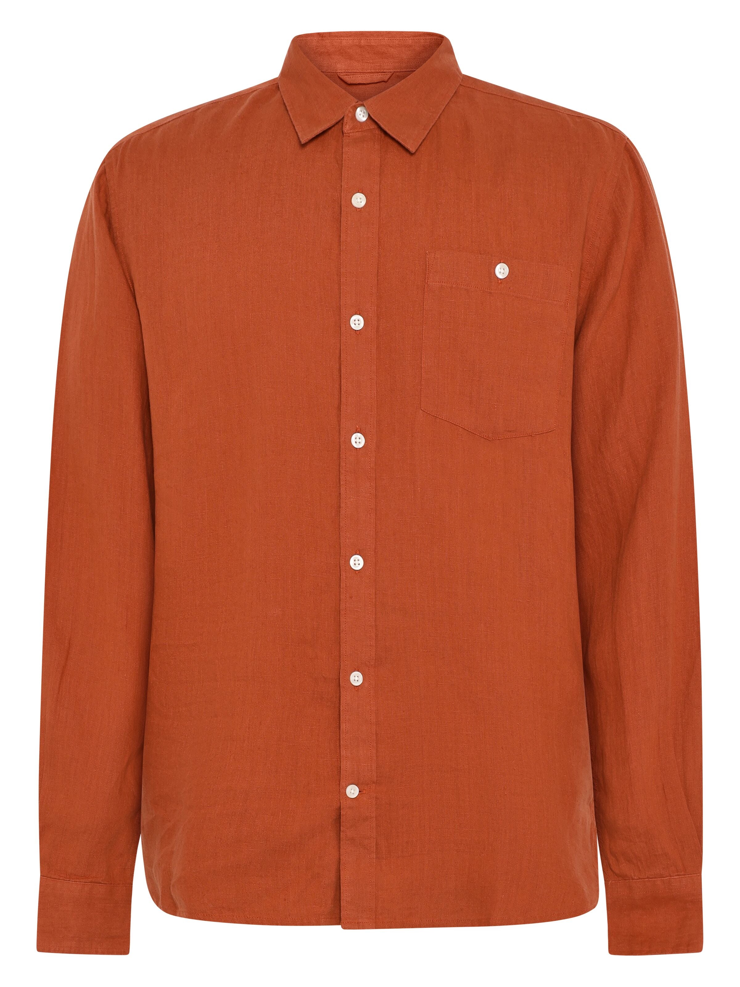 Regular Hemd aus Bio-Leinen - GOTS/Vegan