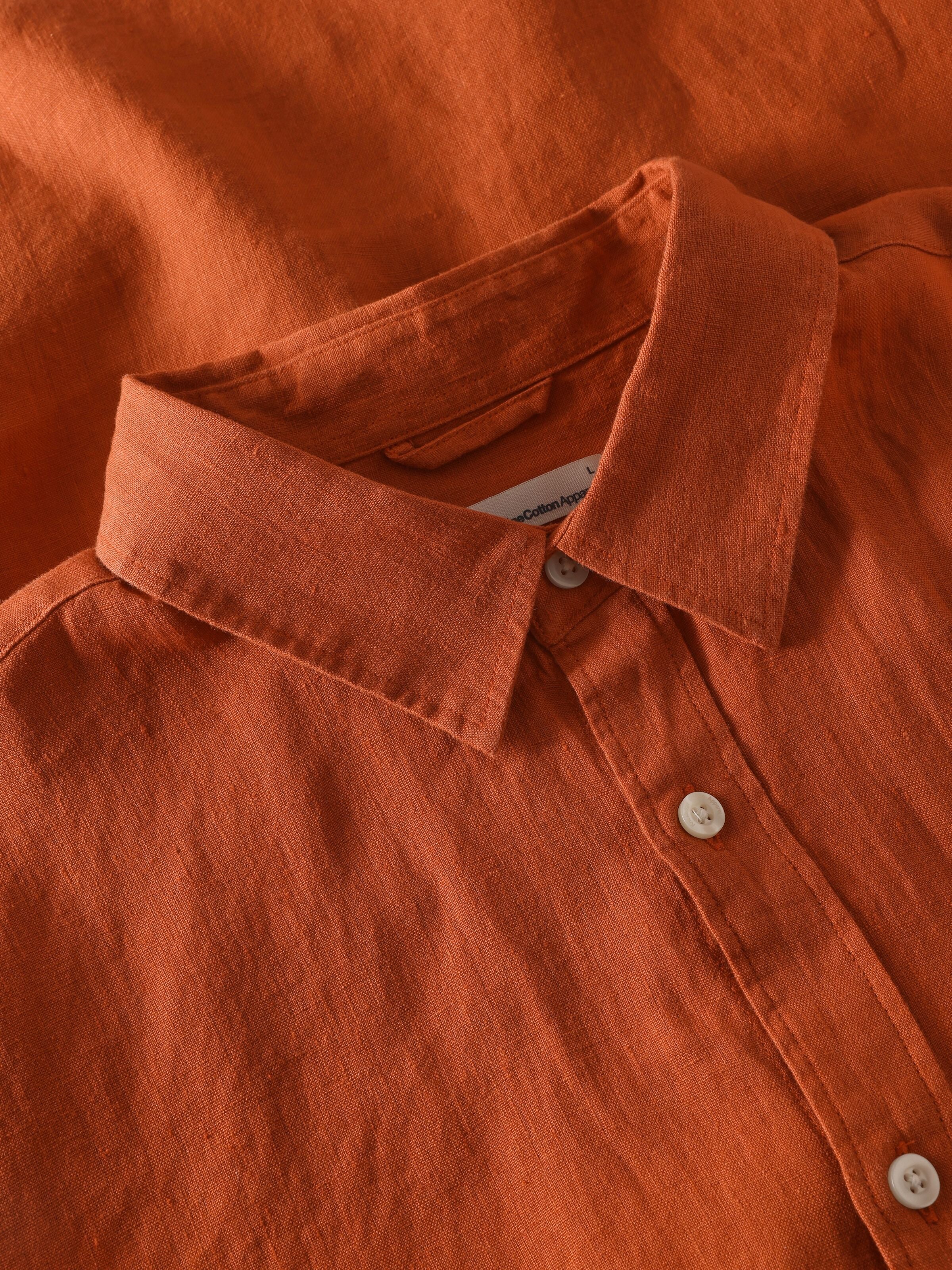 Regular Hemd aus Bio-Leinen - GOTS/Vegan