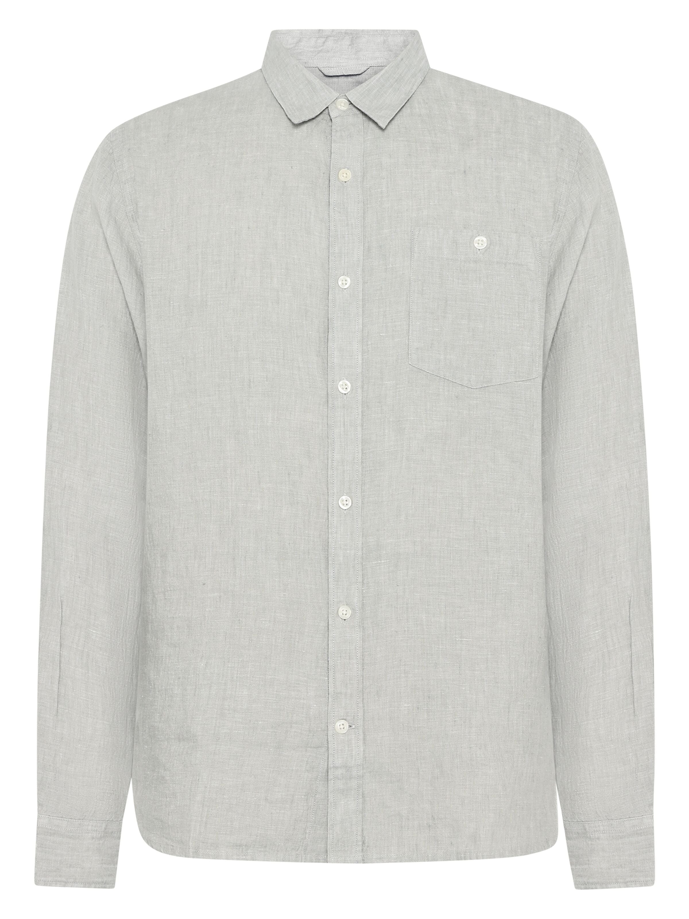 Regular Hemd aus Bio-Leinen - GOTS/Vegan