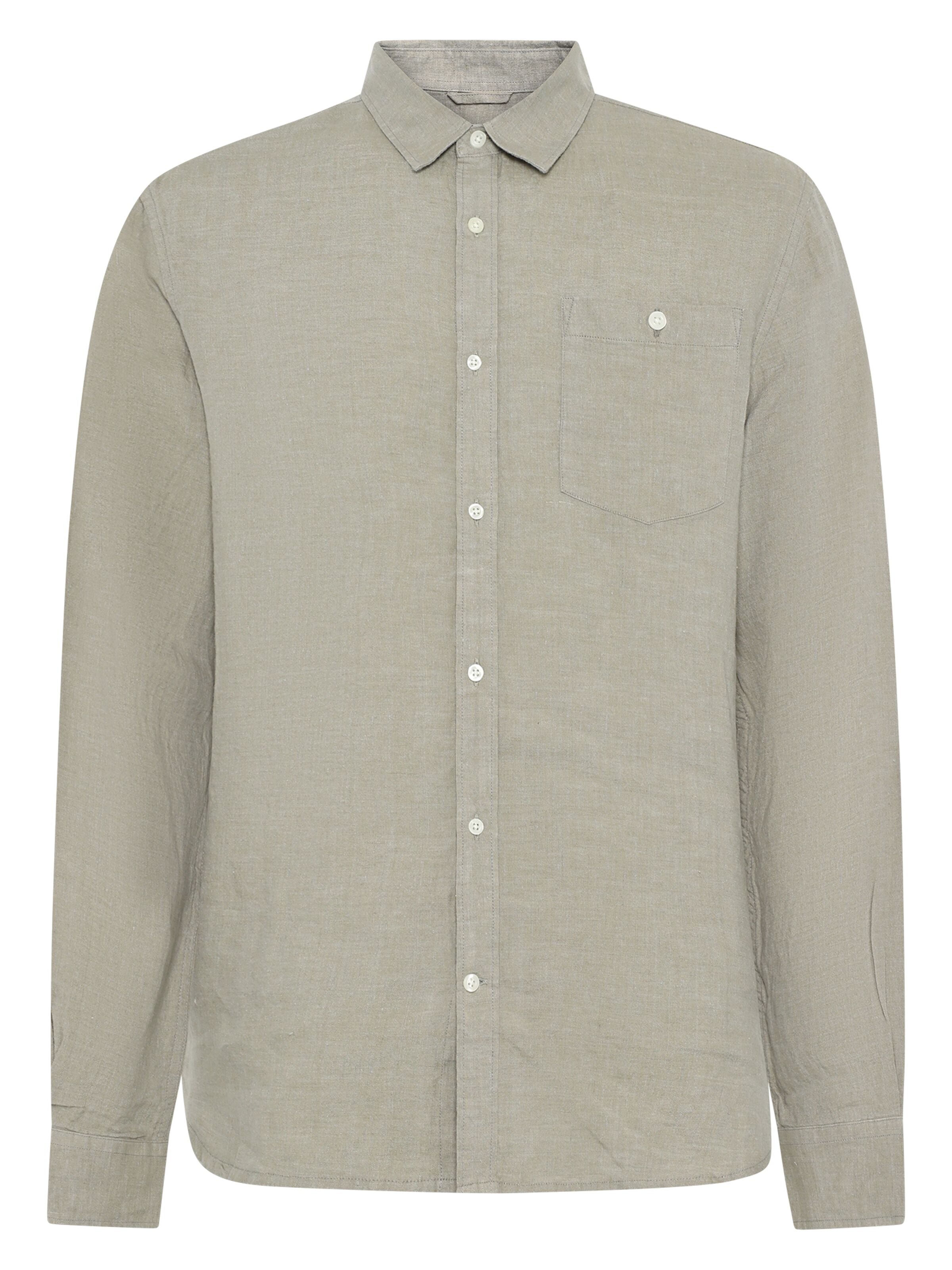 Regular Hemd aus Bio-Leinen - GOTS/Vegan