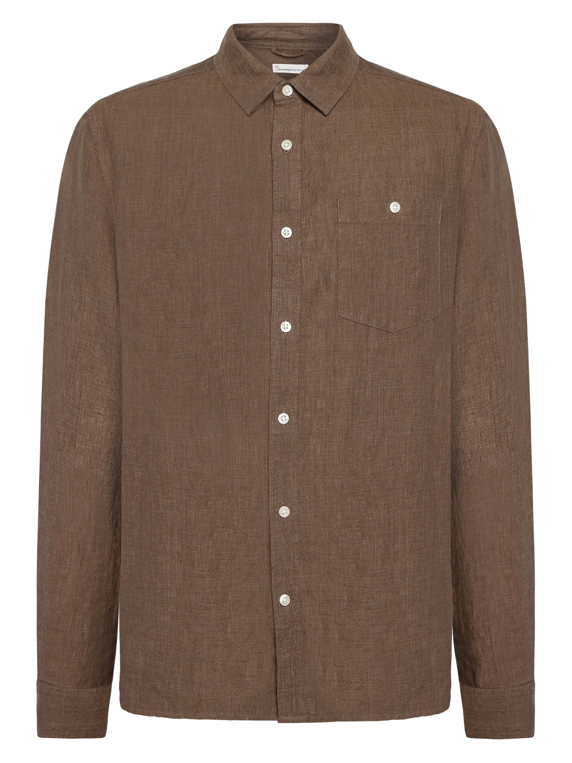 Regular Hemd aus Bio-Leinen - GOTS/Vegan