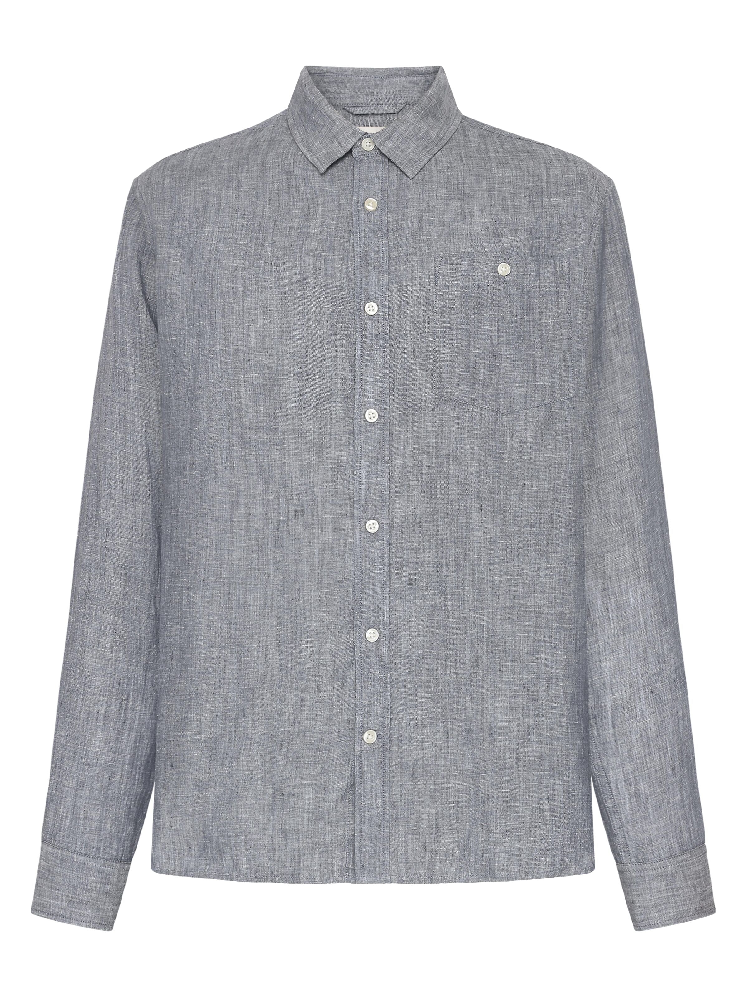 Regular Hemd aus Bio-Leinen - GOTS/Vegan