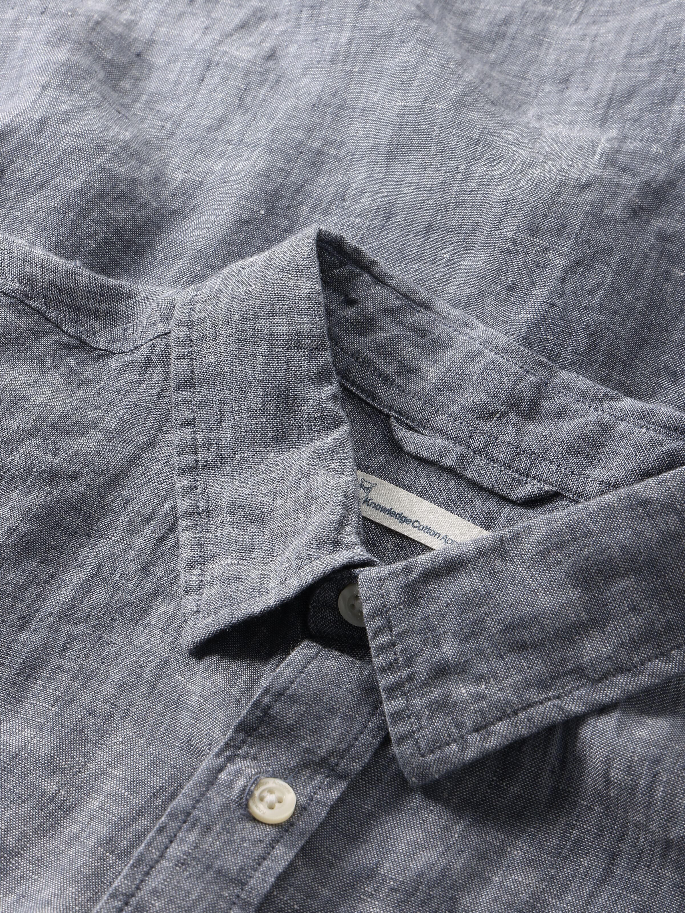 Regular Hemd aus Bio-Leinen - GOTS/Vegan