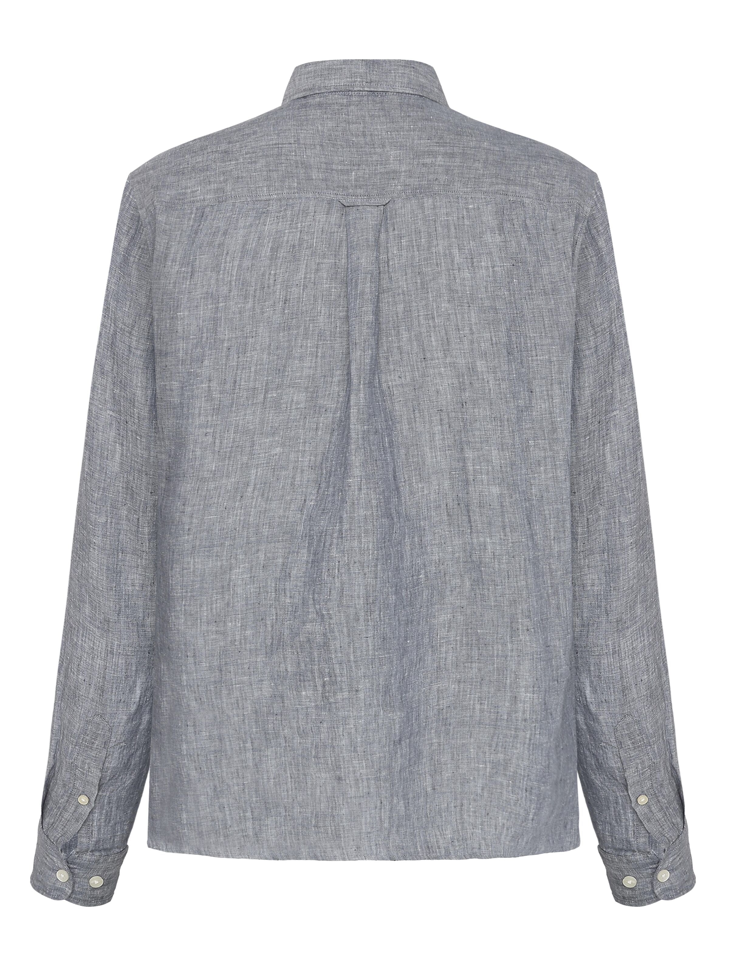 Regular Hemd aus Bio-Leinen - GOTS/Vegan