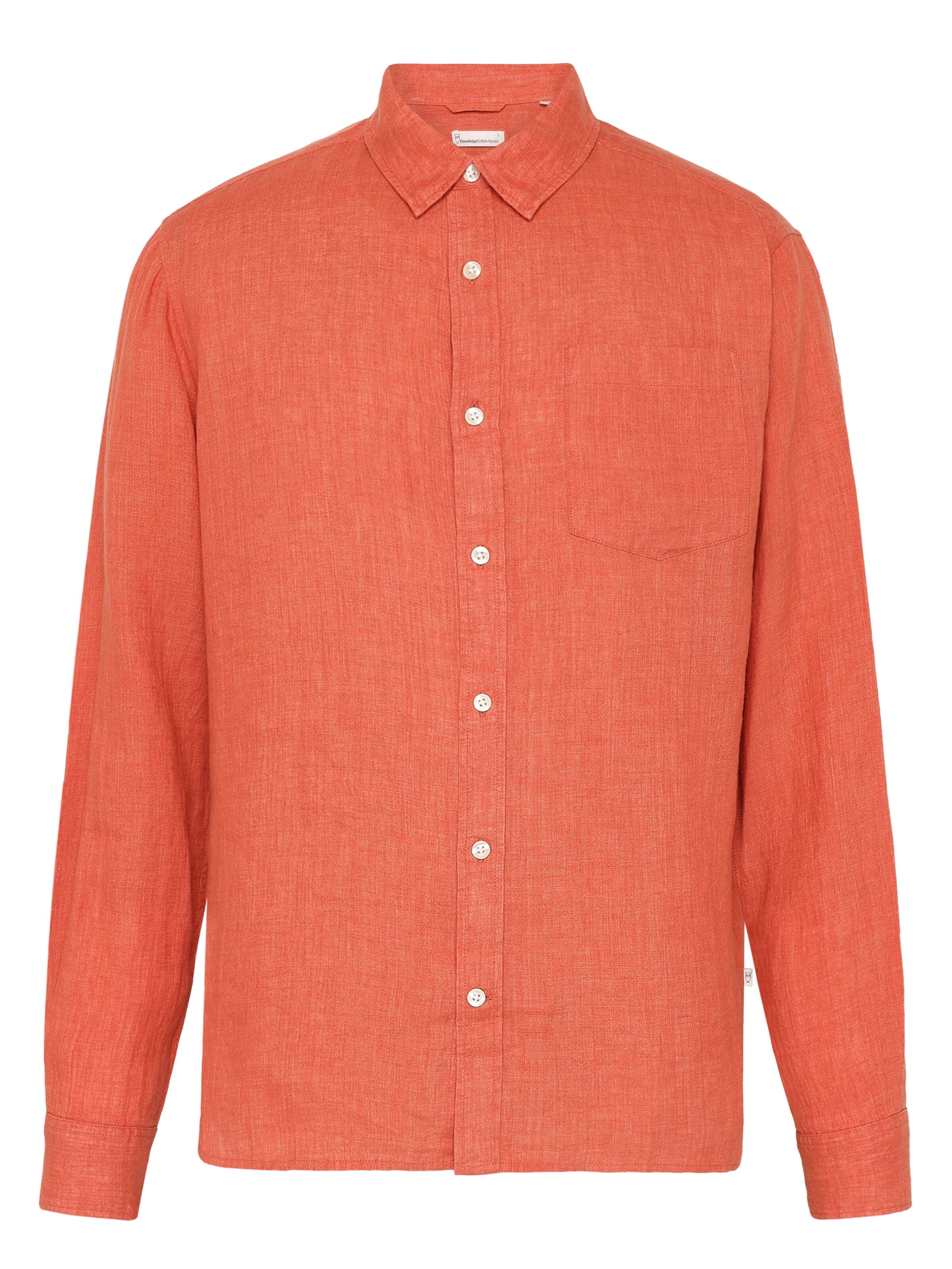 Regular Hemd aus Bio-Leinen - GOTS/Vegan