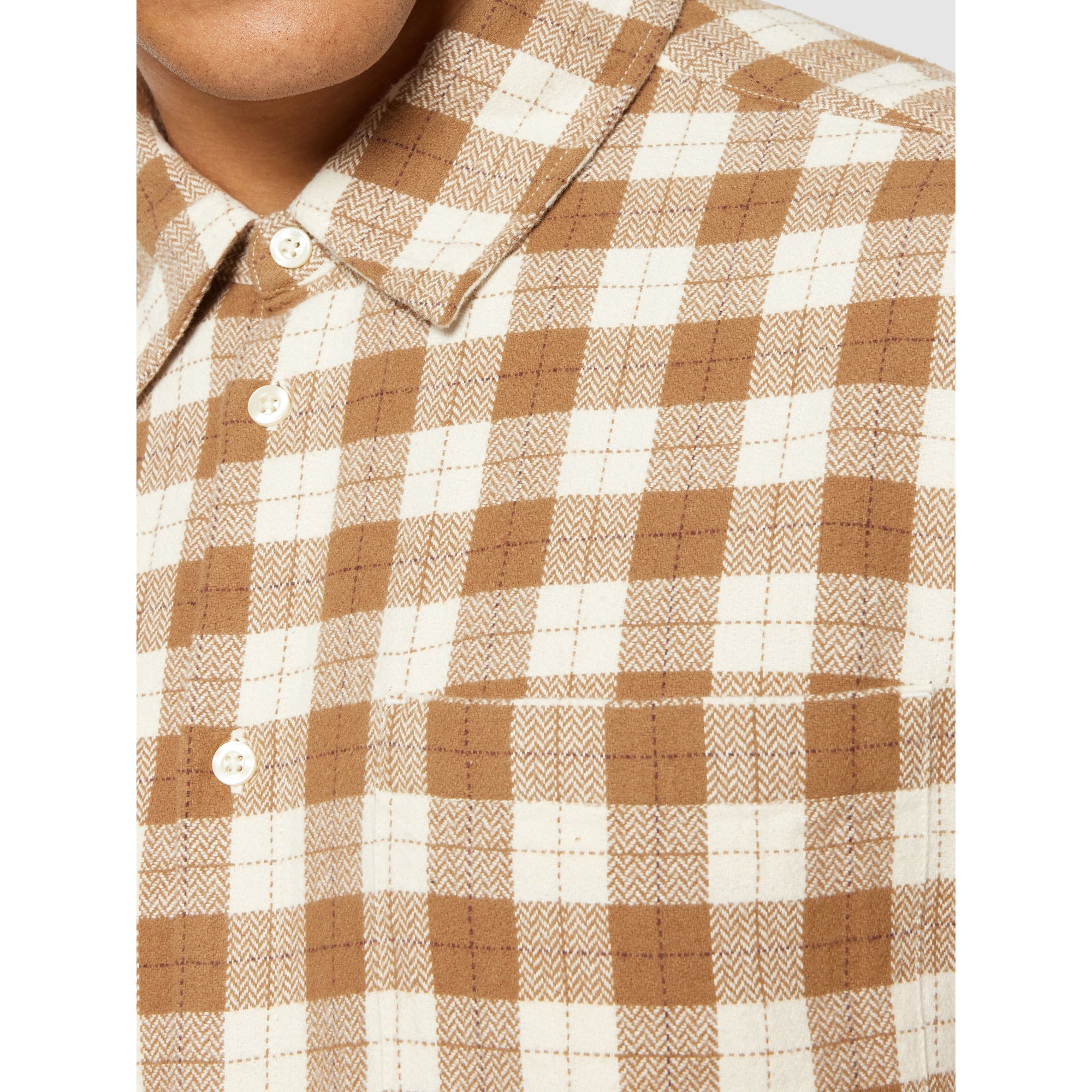 Checked Hemd Loose Fit aus Bio-Baumwolle
