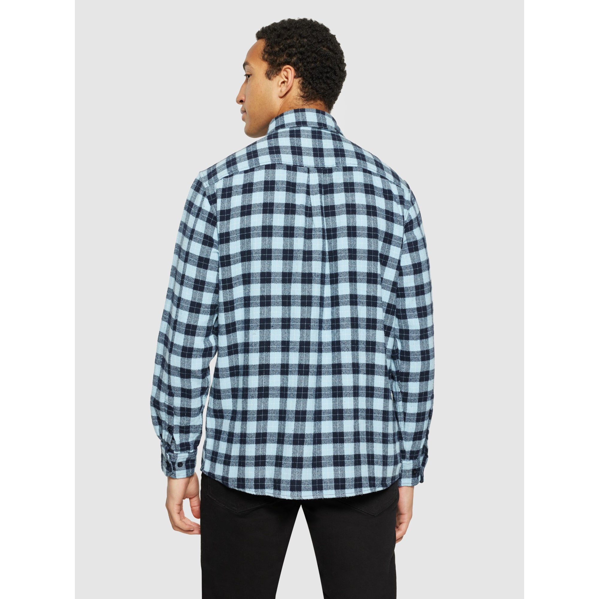 Checked Hemd Loose Fit aus Bio-Baumwolle