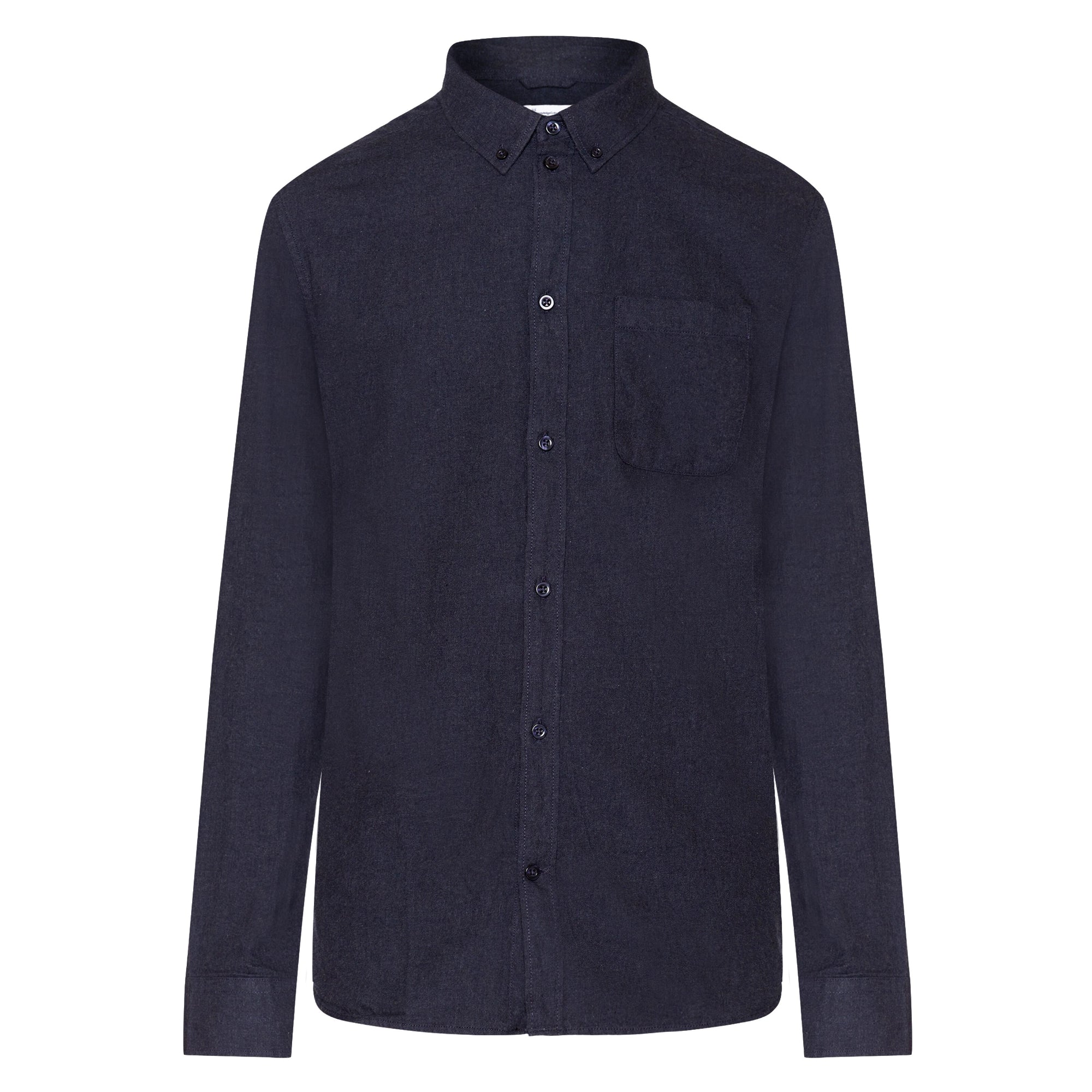 Flanell-Hemd MELANGE aus Bio-Baumwolle