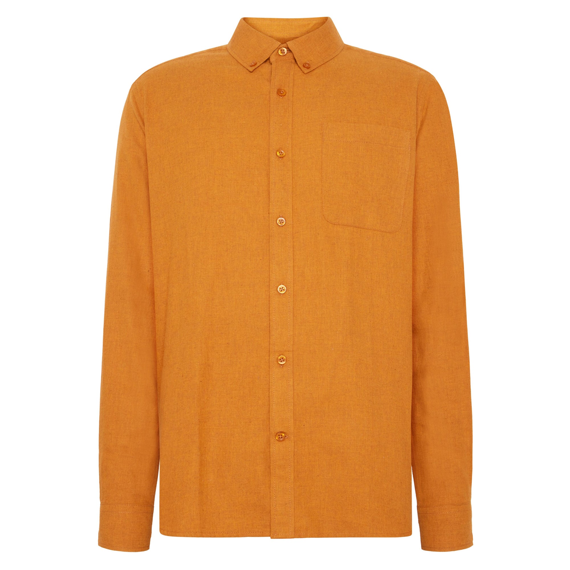 Flanell-Hemd MELANGE aus Bio-Baumwolle
