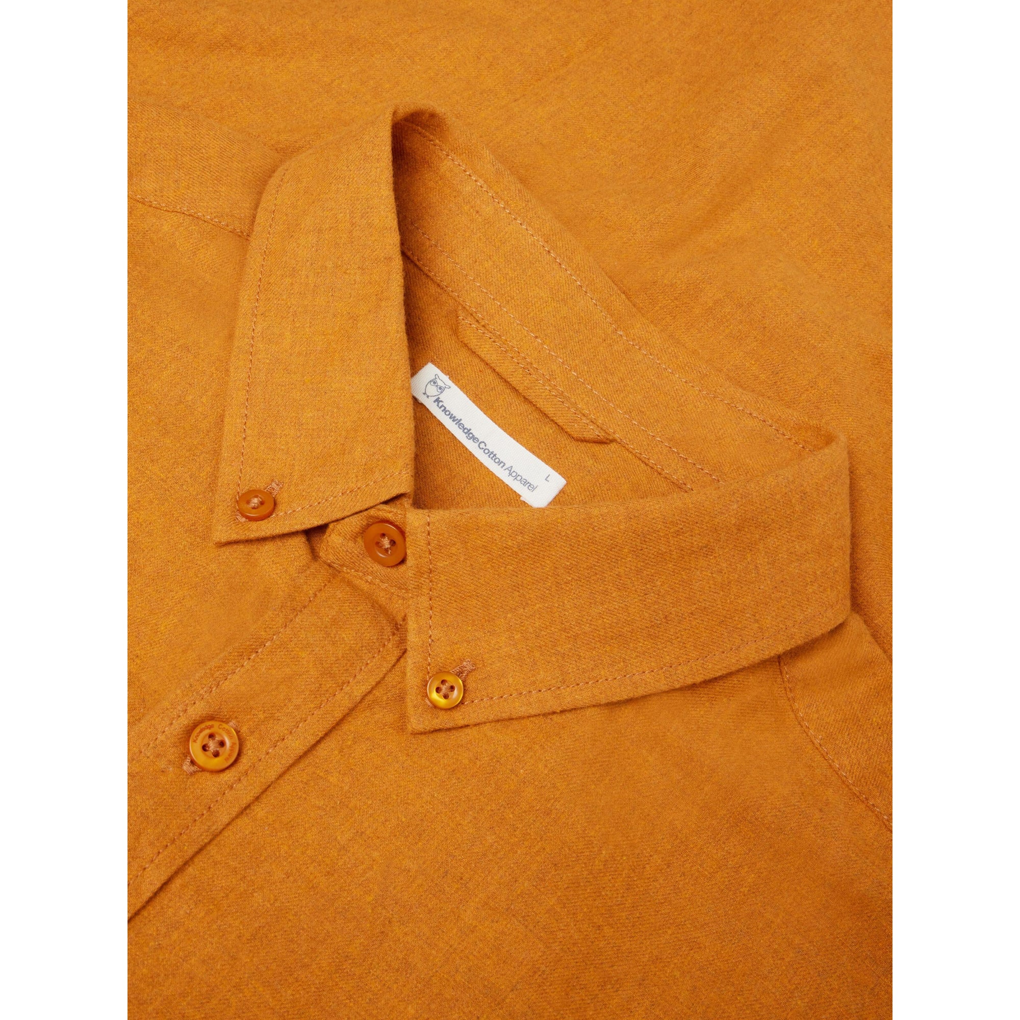 Flanell-Hemd MELANGE aus Bio-Baumwolle