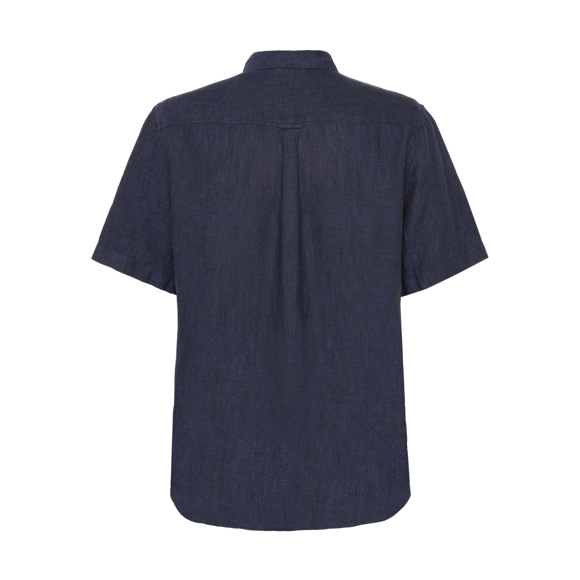 Regular Leinen-Shirt mit kurzen Ärmeln Hemd - GOTS/Vegan