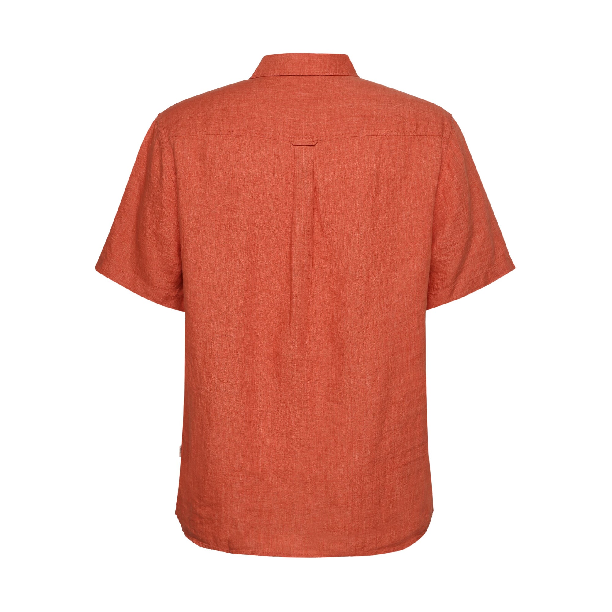 Regular Leinen-Shirt mit kurzen Ärmeln Hemd - GOTS/Vegan