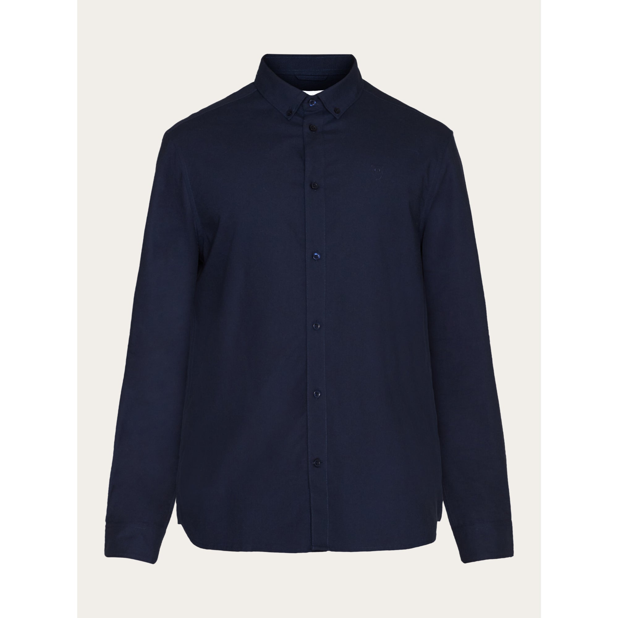 Regular Hemd HARALD Small Owl Oxford aus Bio-Baumwolle - ROC/GOTS/Vegan