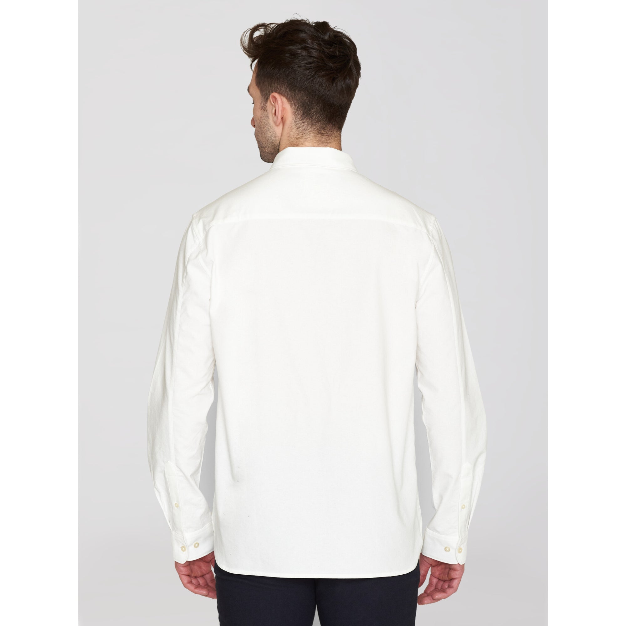 Regular Hemd HARALD Small Owl Oxford aus Bio-Baumwolle - ROC/GOTS/Vegan