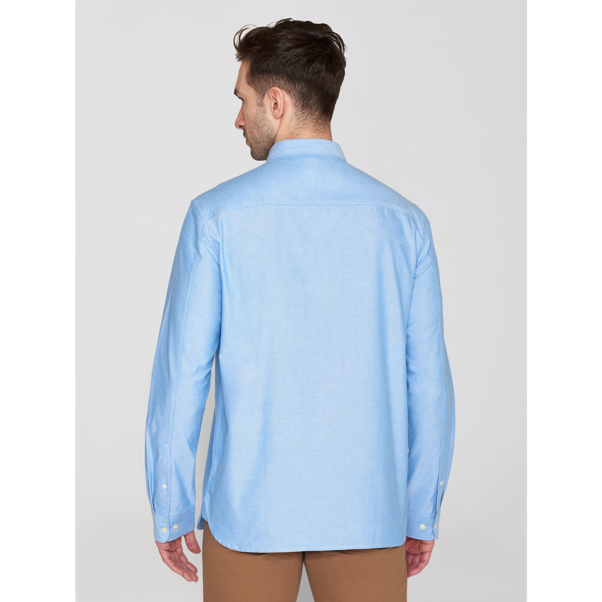 Regular Hemd HARALD Small Owl Oxford aus Bio-Baumwolle - ROC/GOTS/Vegan