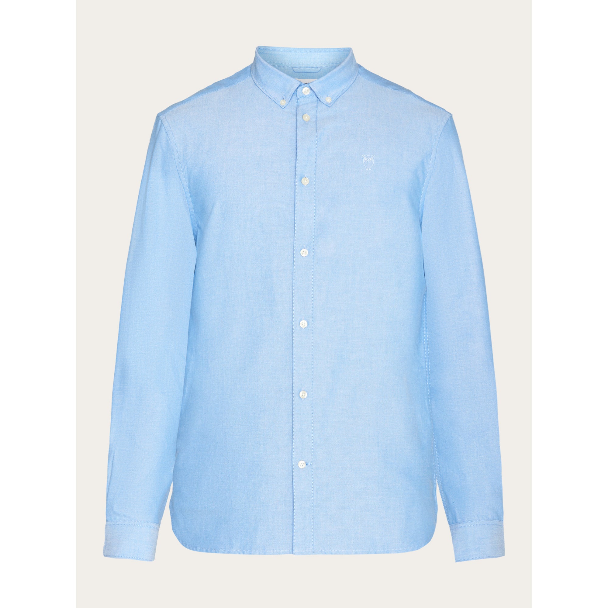 Regular Hemd HARALD Small Owl Oxford aus Bio-Baumwolle - ROC/GOTS/Vegan