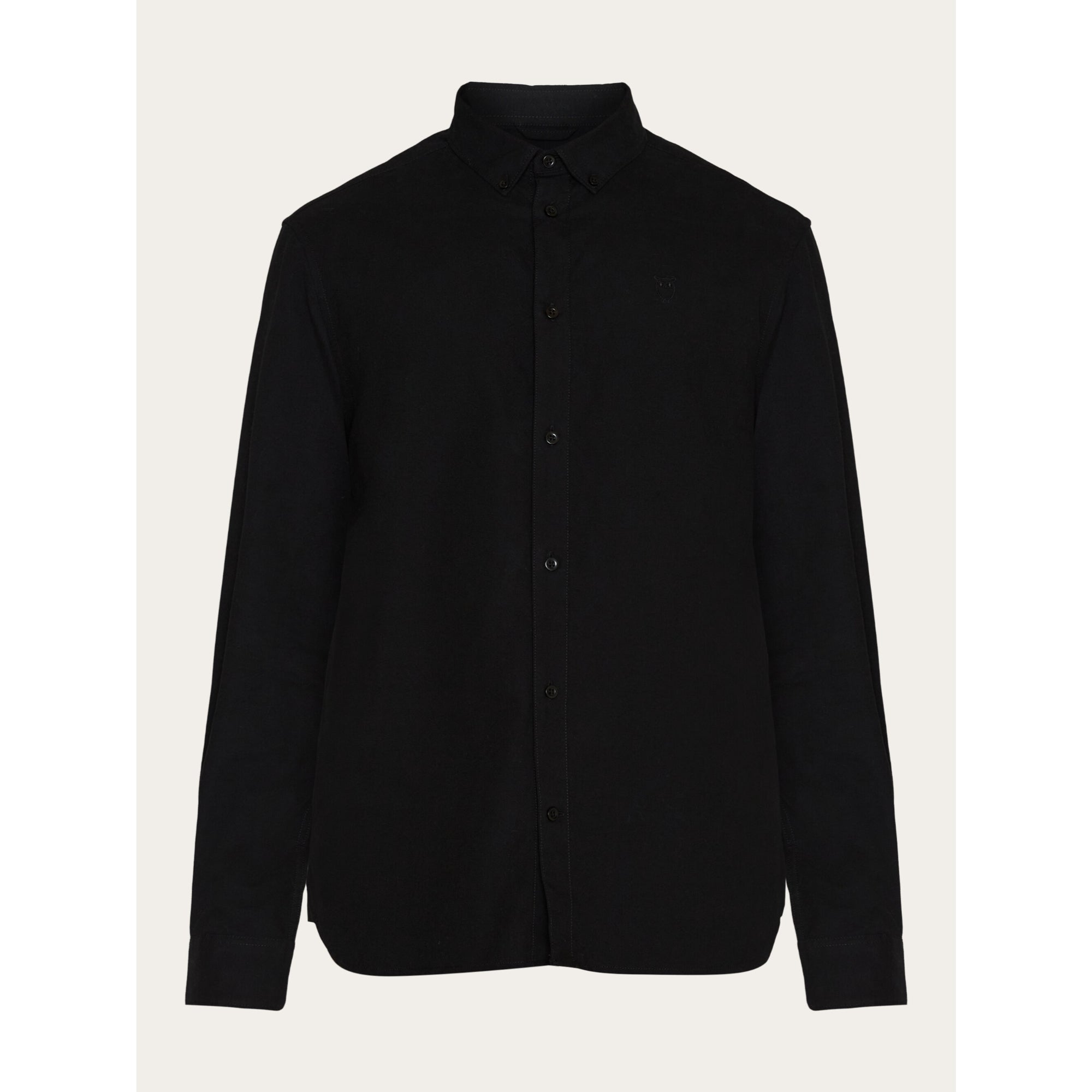 Regular Hemd HARALD Small Owl Oxford aus Bio-Baumwolle - ROC/GOTS/Vegan