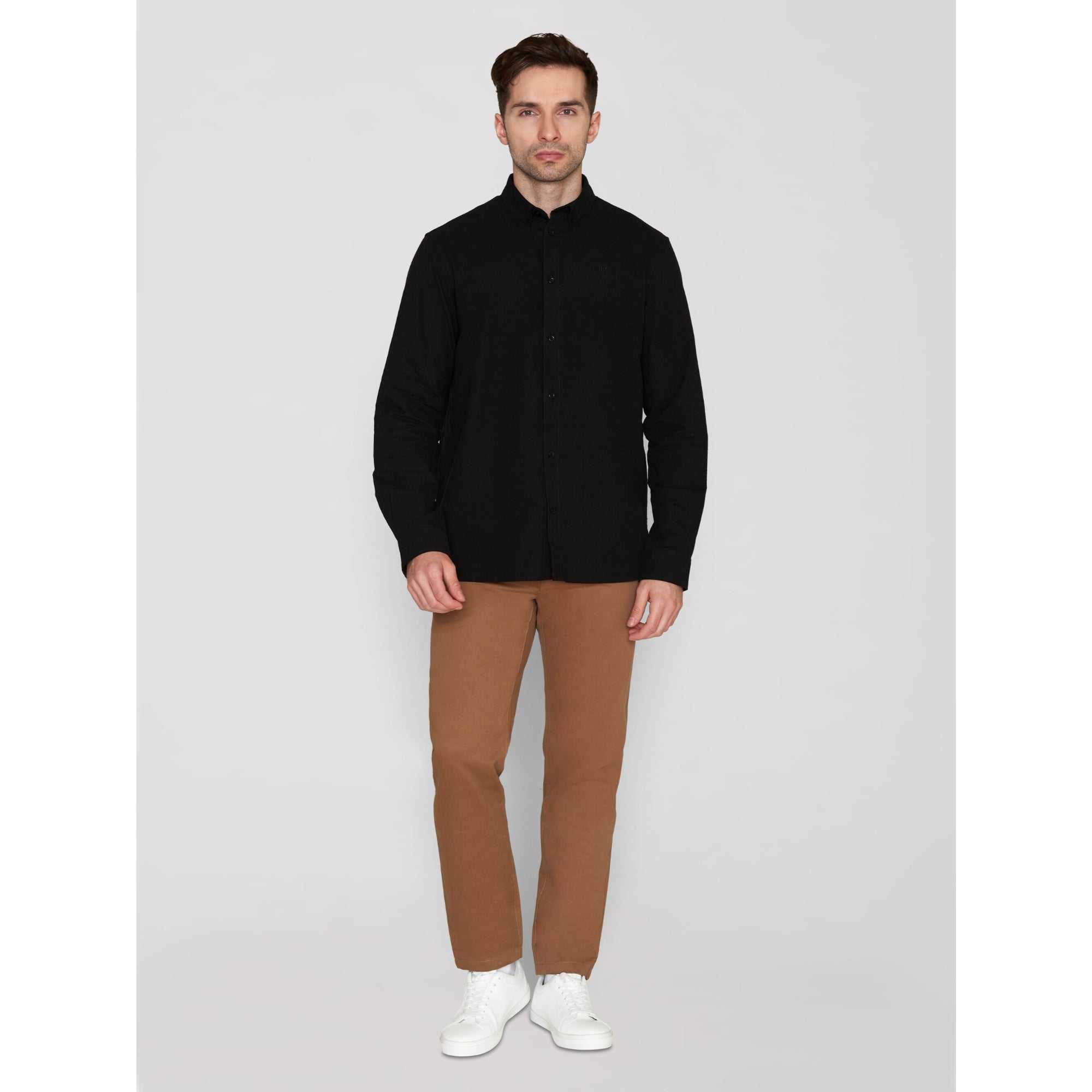Regular Hemd HARALD Small Owl Oxford aus Bio-Baumwolle - ROC/GOTS/Vegan