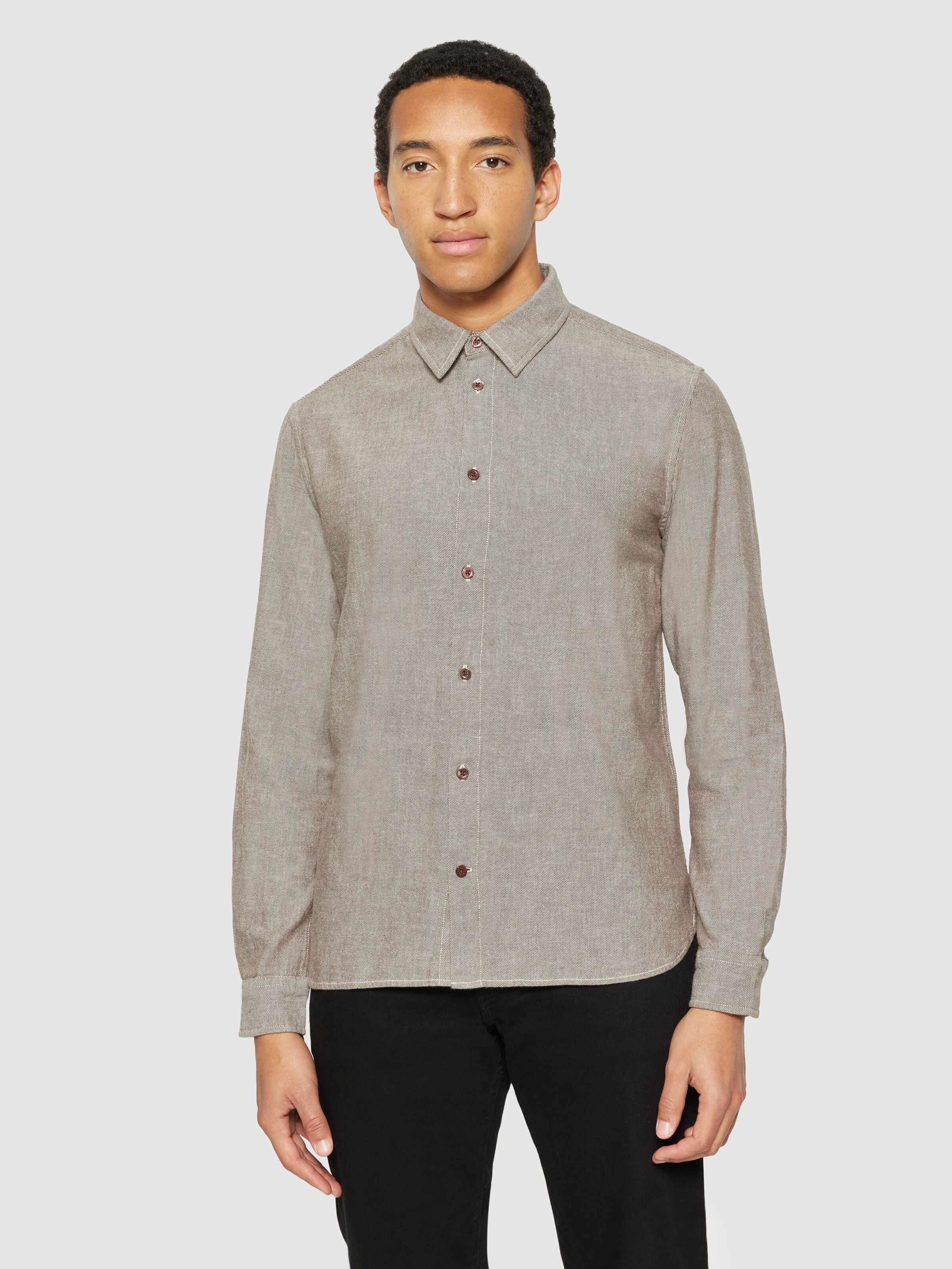 Heavy Twill Flannel Hemd Regular Fit aus Bio-Baumwolle