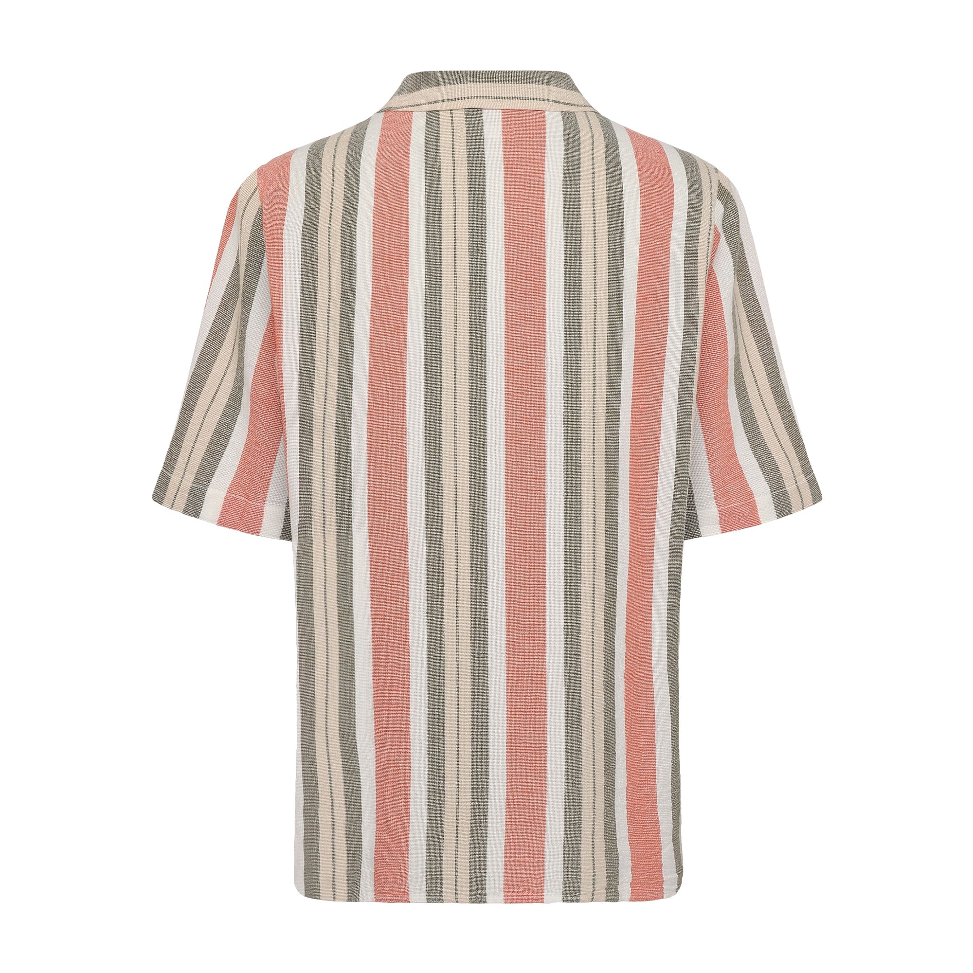 Box kurzärmliges gestreiftes Baumwollshirt Hemd GOTS/Vegan
