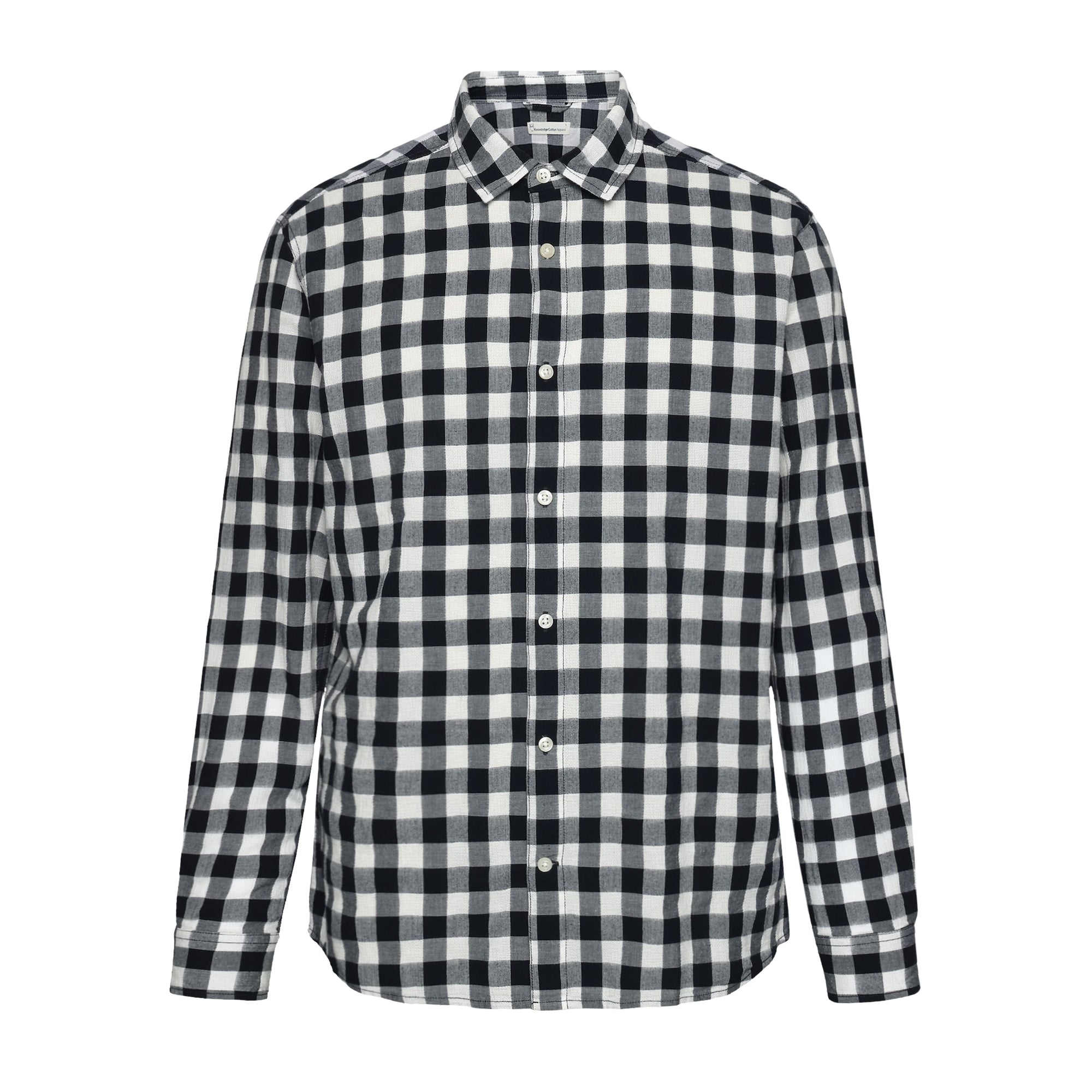 Regular checked Hemd aus Bio-Baumwolle - ROC/GOTS/Vegan