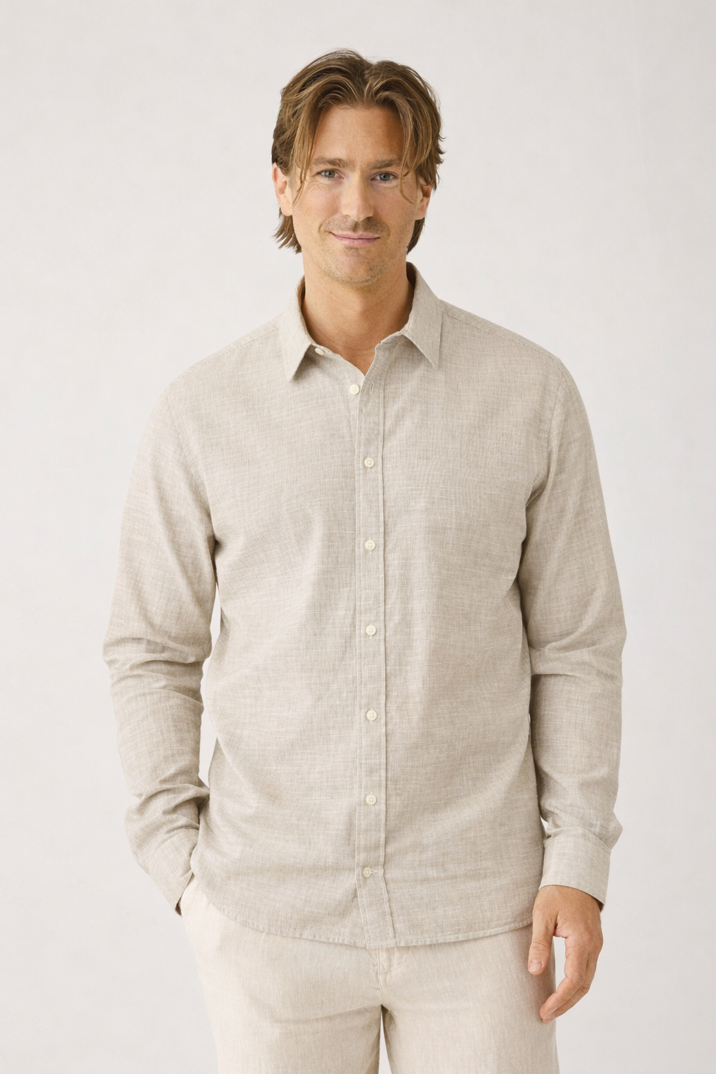 Streifenhemd DUNE regular aus Bio-Baumwolle