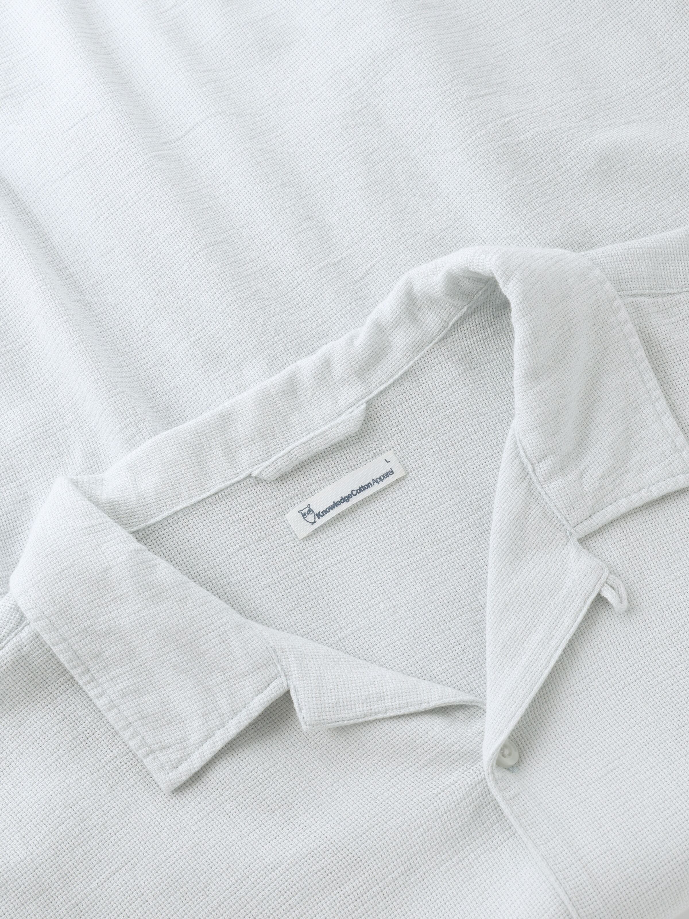 Lockeres Kurzarmhemd aus Bio-Baumwolle