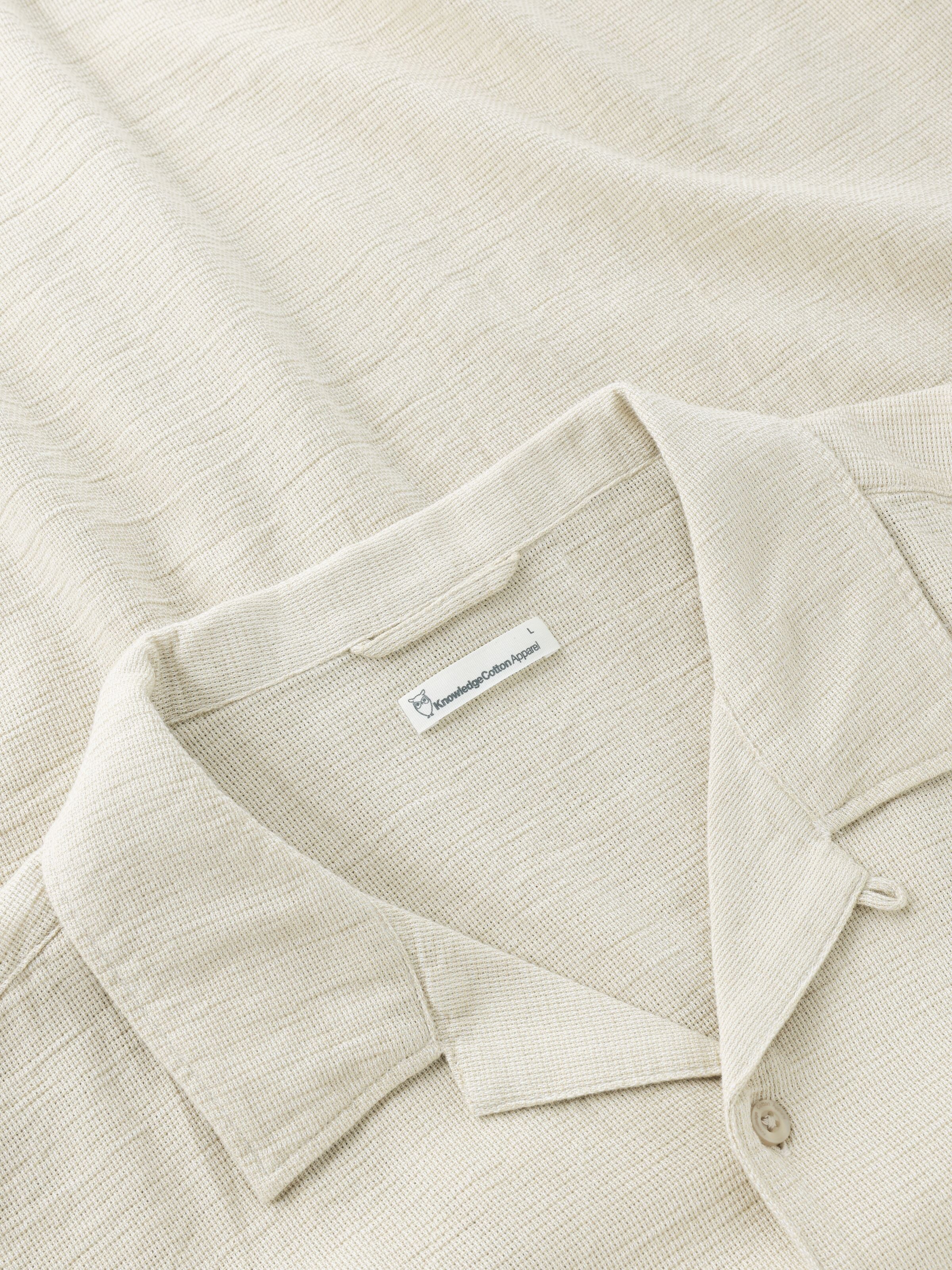 Lockeres Kurzarmhemd aus Bio-Baumwolle