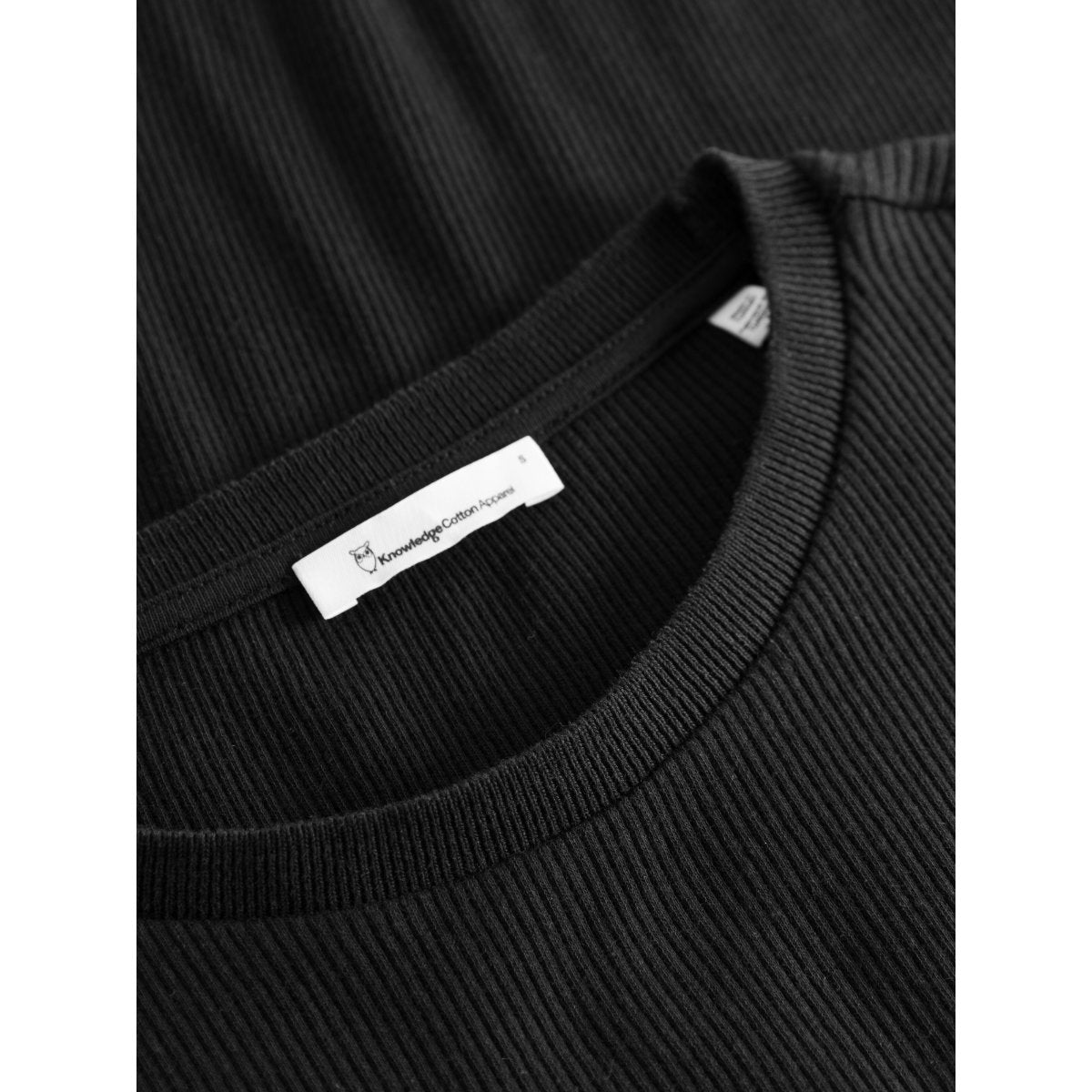 Langarmshirt RIB SCOOP NECK aus Bio-Baumwolle
