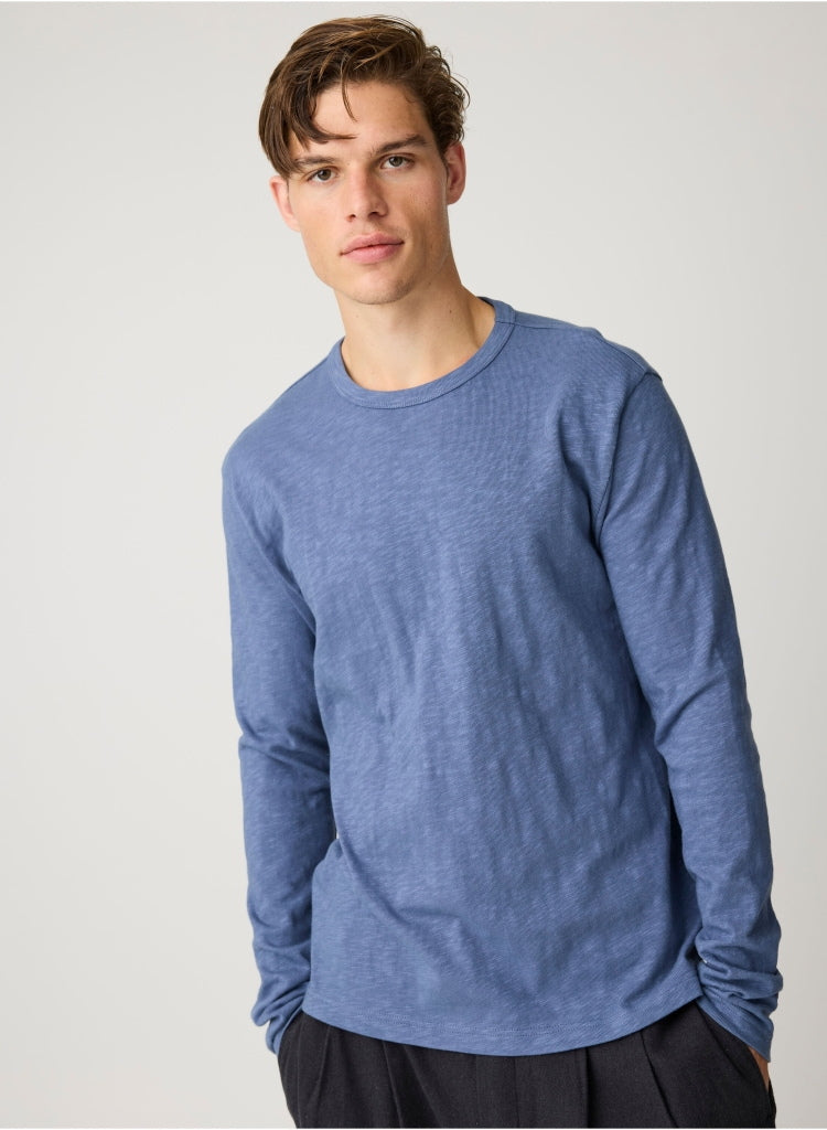 Langarmshirt Slub-Jersey aus Bio-Baumwolle
