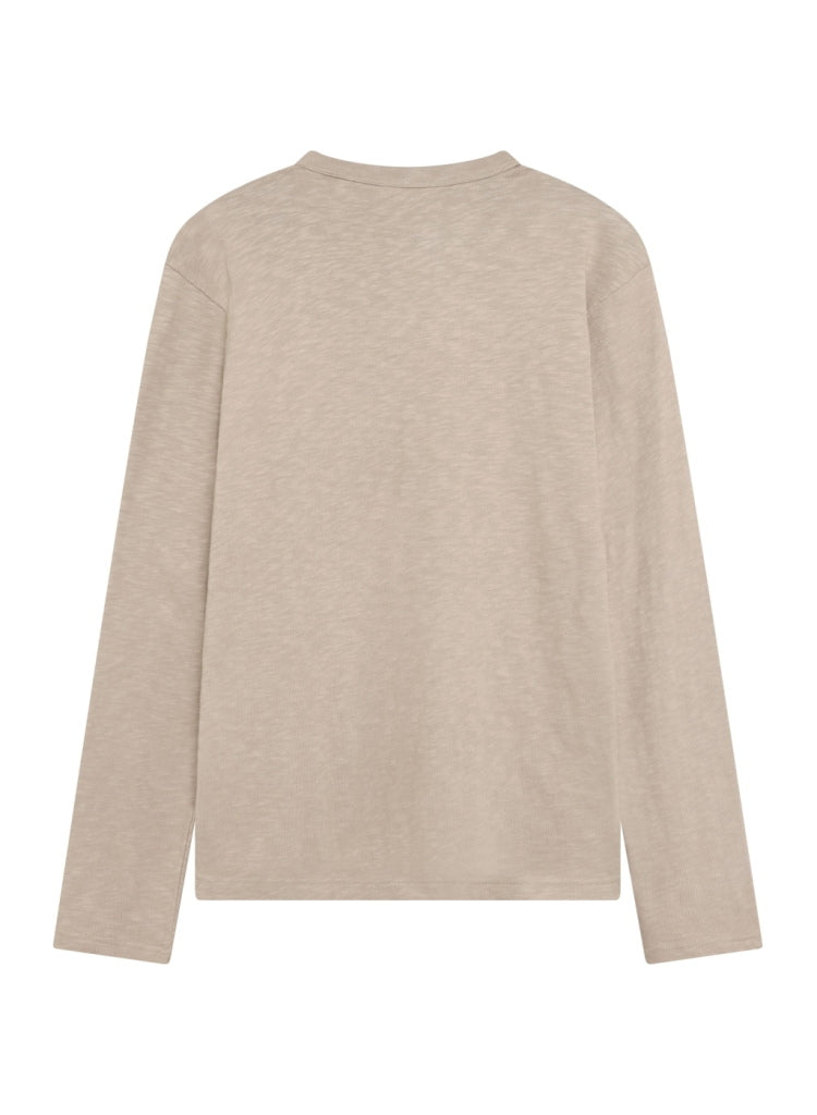Langarmshirt Slub-Jersey aus Bio-Baumwolle
