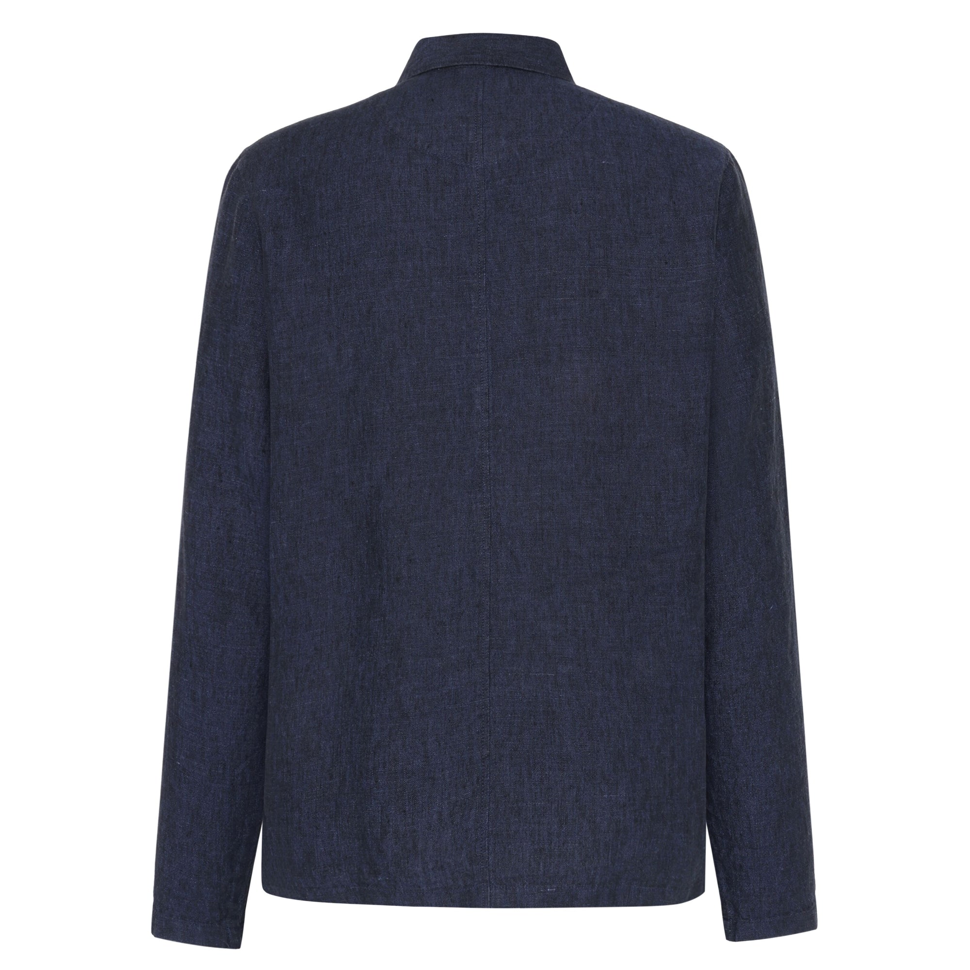 Regular-Overshirt Hemd aus Bio-Leinen- GOTS/Vegan