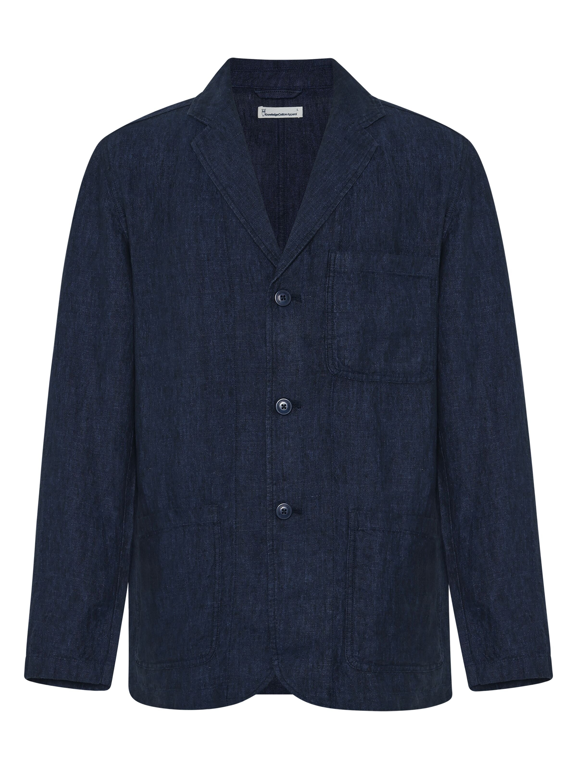 Lockerer Blazer aus Bio-Leinen