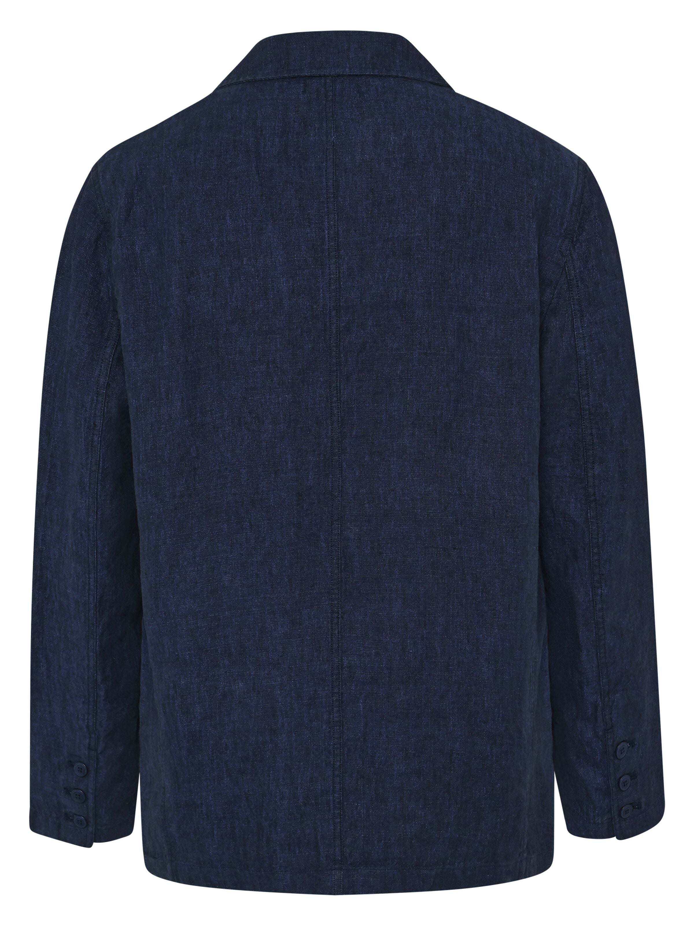 Lockerer Blazer aus Bio-Leinen