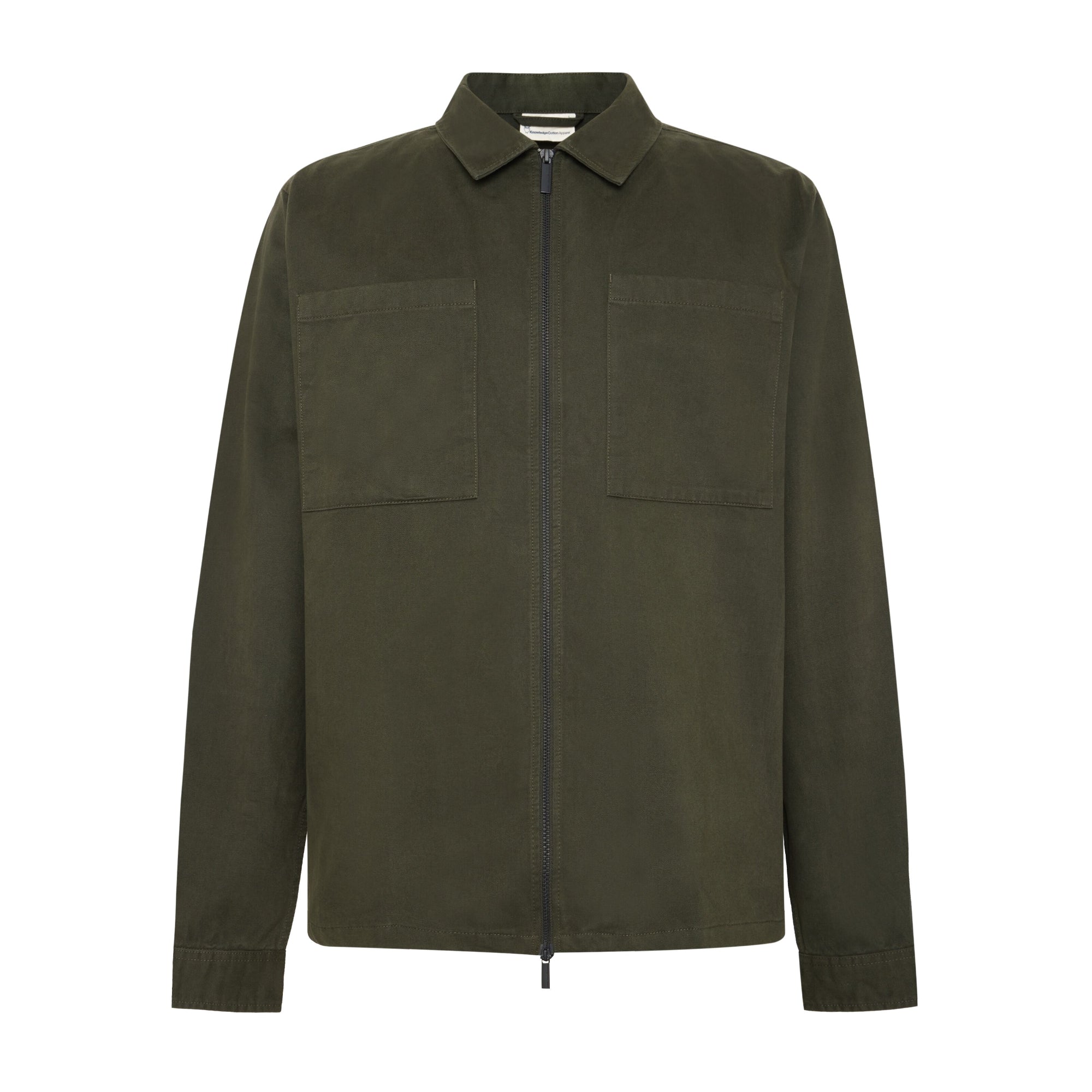 Twill-Overshirt Hemdjacke aus Bio-Baumwolle GOTS/Vegan
