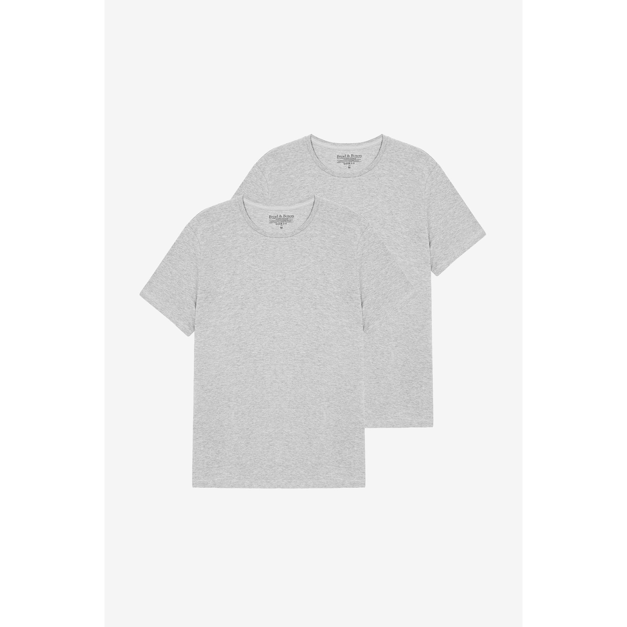 2-Pack T-Shirts CREW NECK Slim aus Bio-Baumwolle
