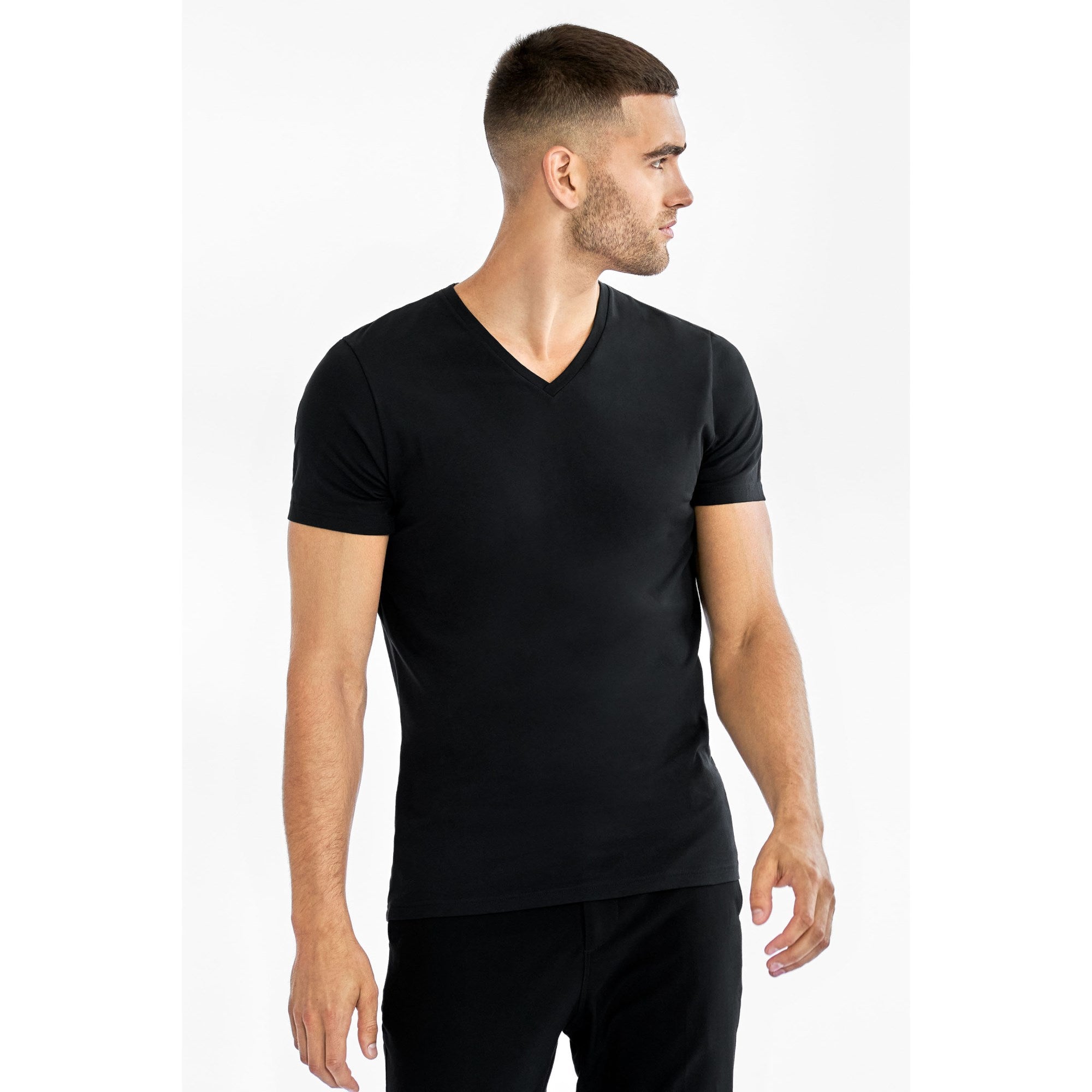 2-Pack T-Shirts V-NECK aus Bio-Baumwolle