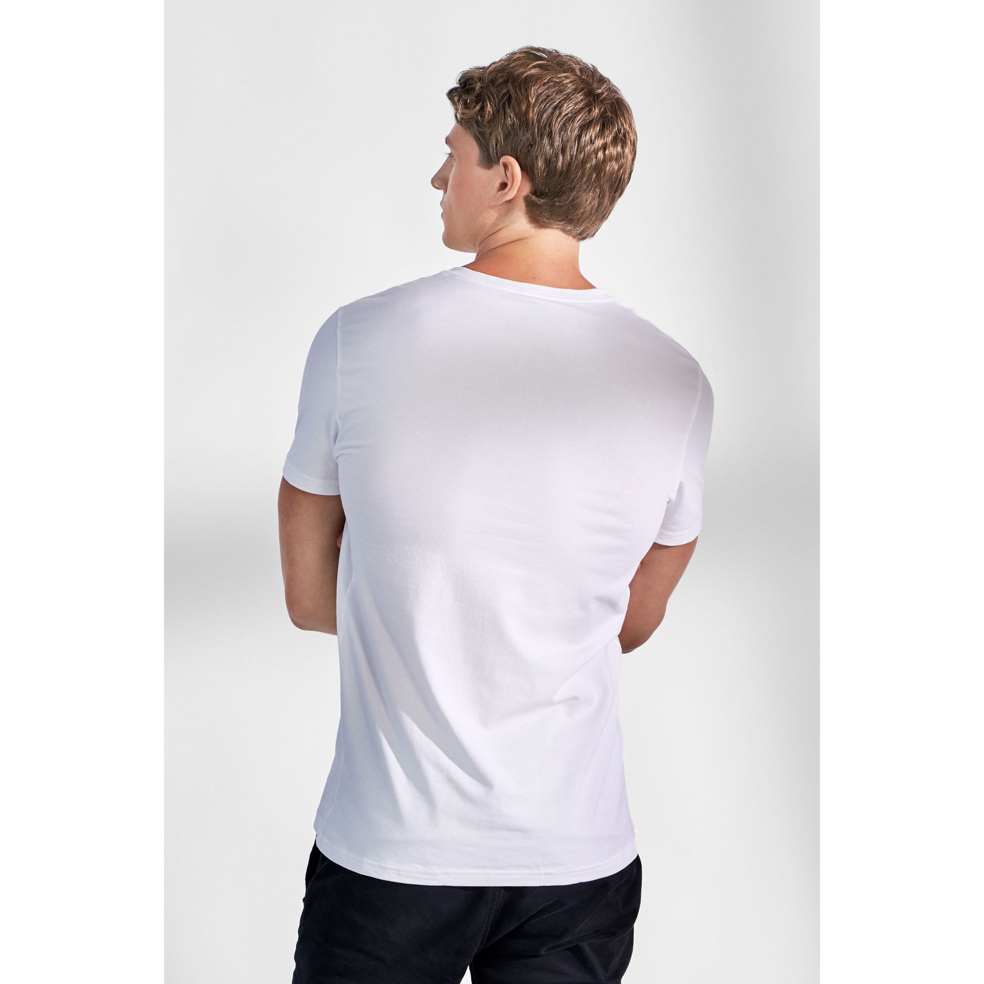 2-Pack T-Shirts V-NECK aus Bio-Baumwolle