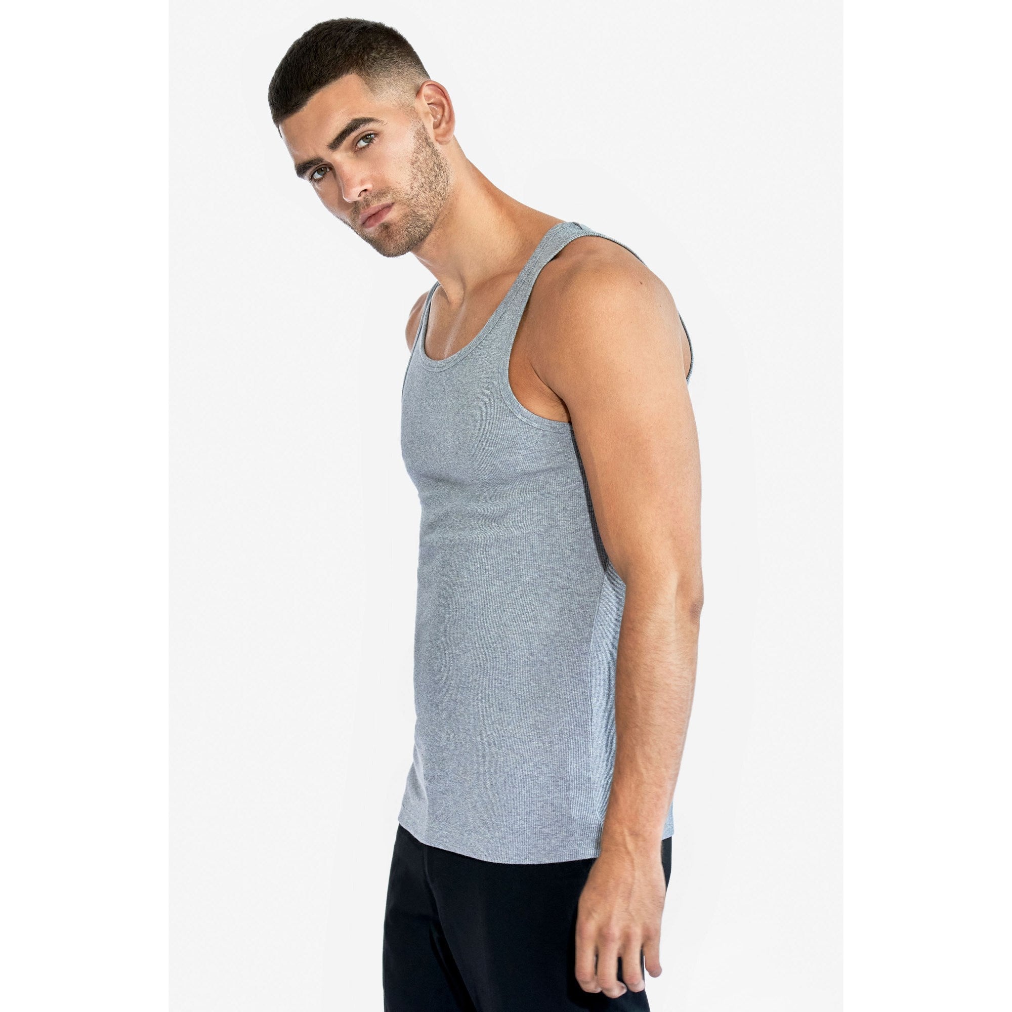 2-Pack Tanktops RIBBED aus Bio-Baumwolle