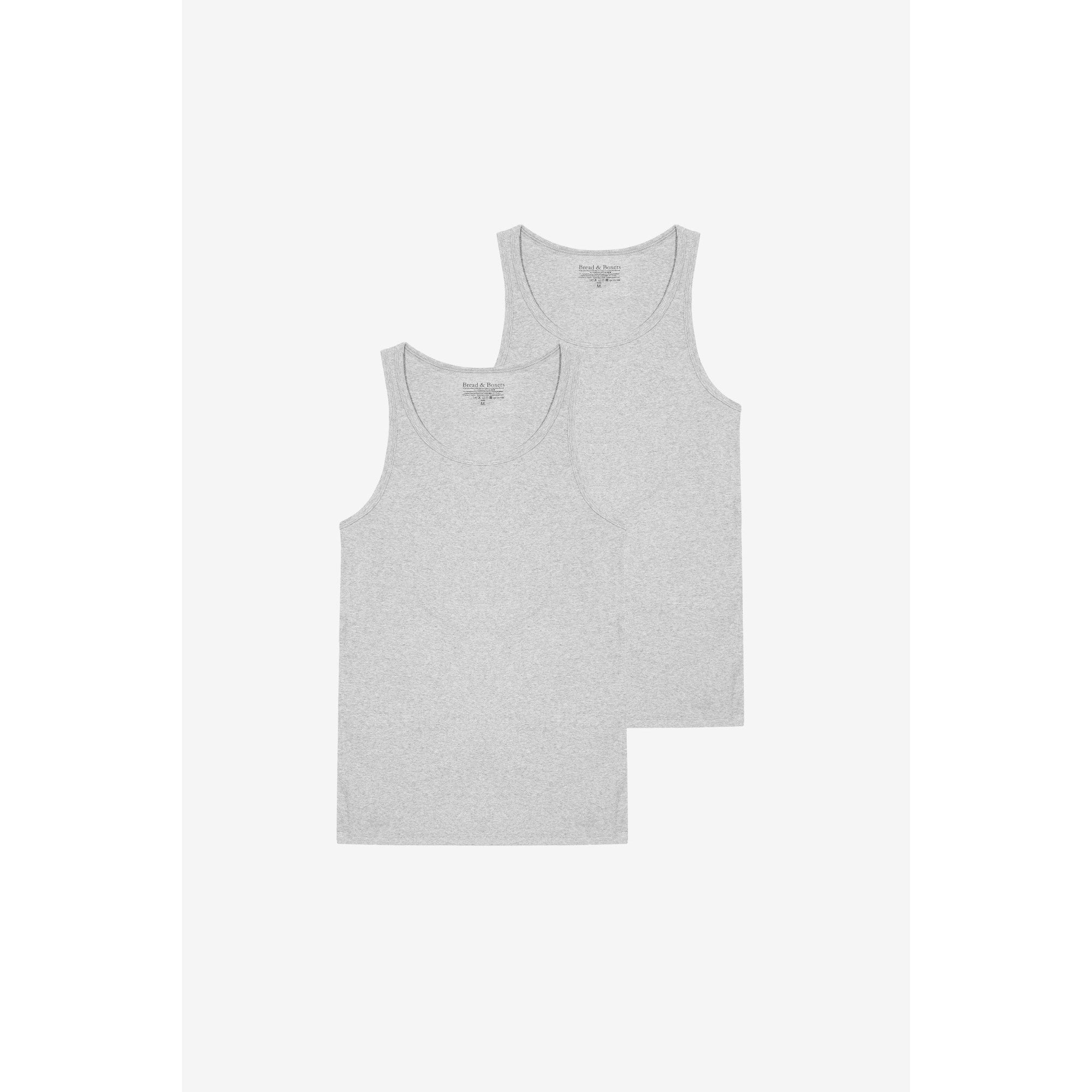 2-Pack Tanktops RIBBED aus Bio-Baumwolle