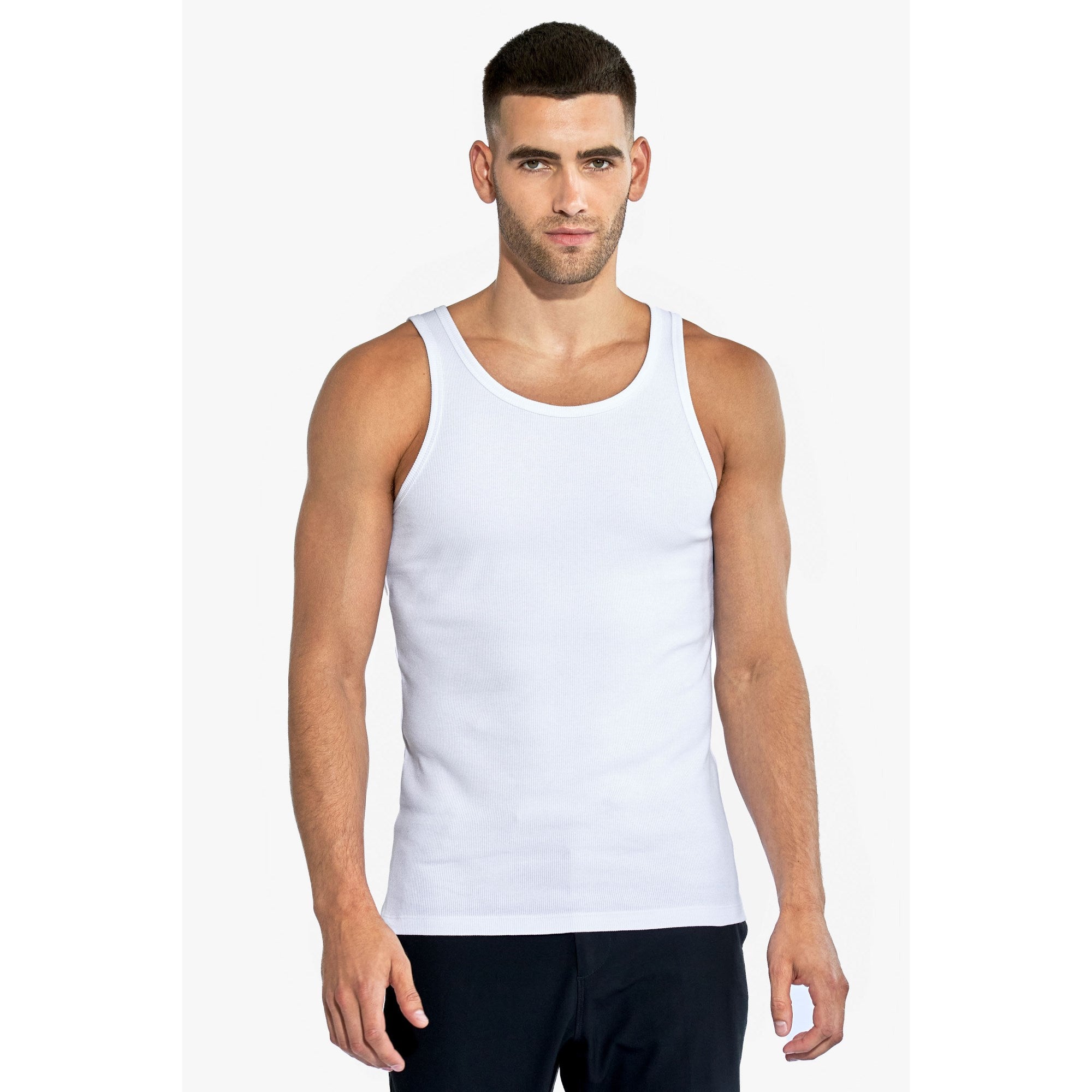 2-Pack Tanktops RIBBED aus Bio-Baumwolle