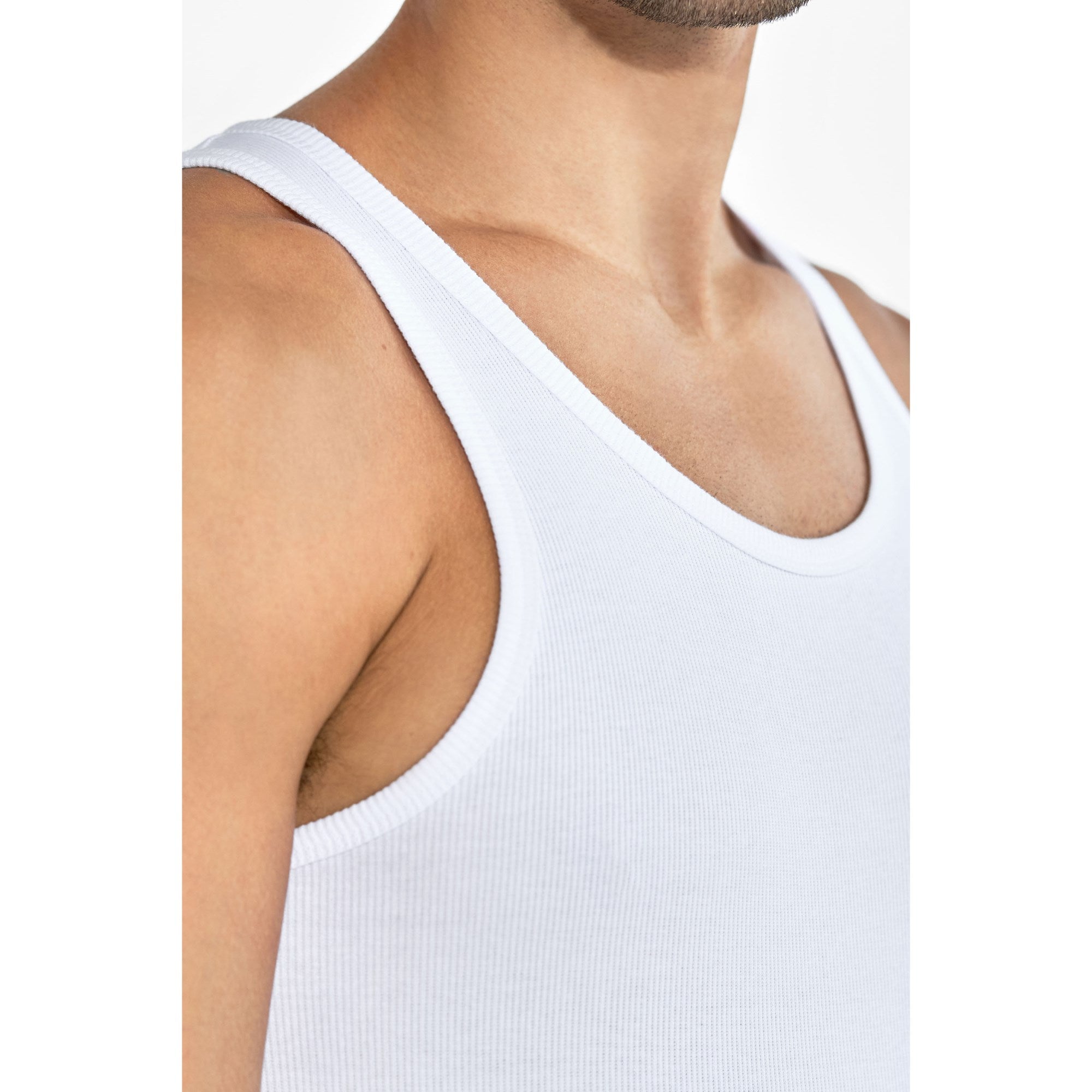 2-Pack Tanktops RIBBED aus Bio-Baumwolle