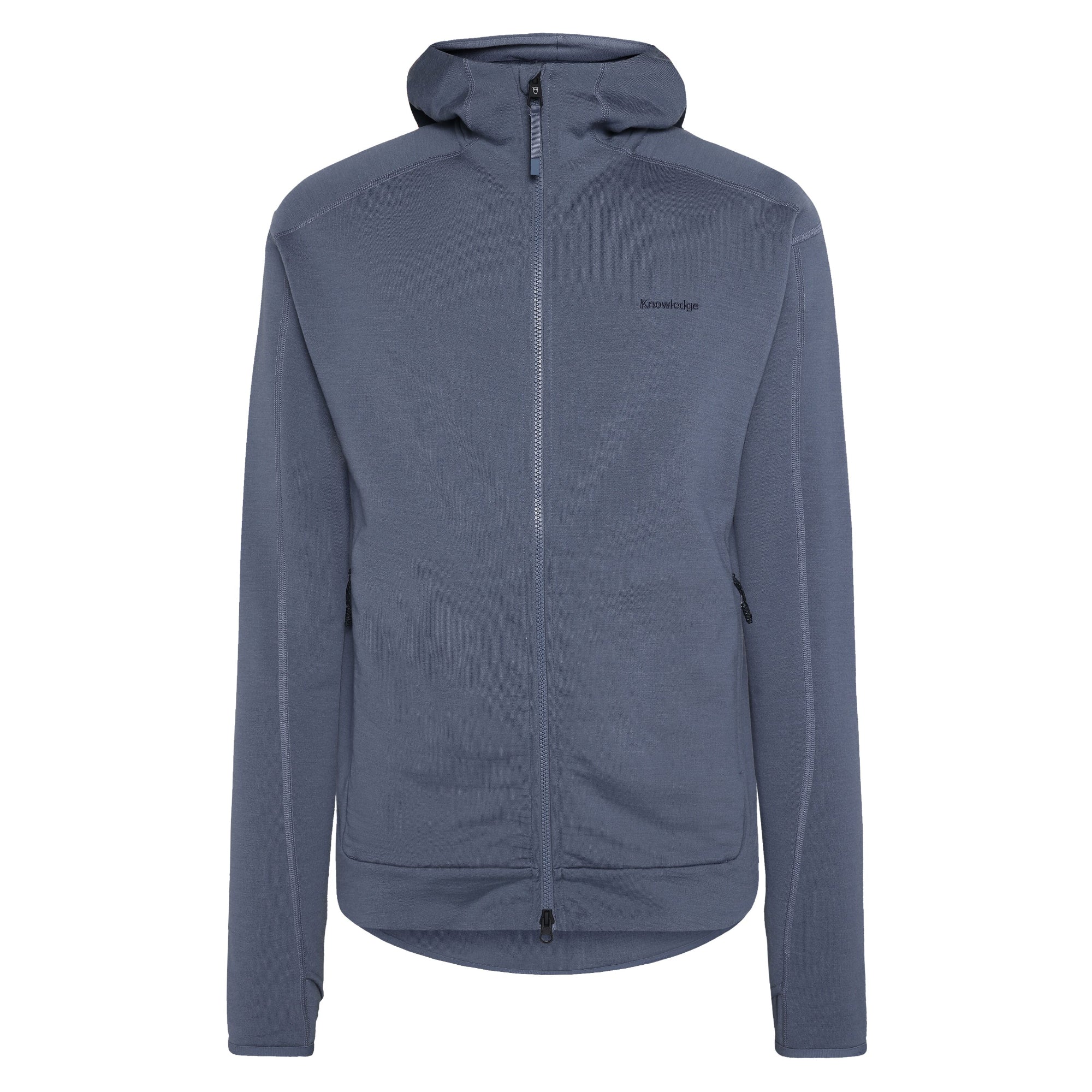 Fleece-Pullover mit Kapuze DYNAMIC aus Merinowolle - Herren