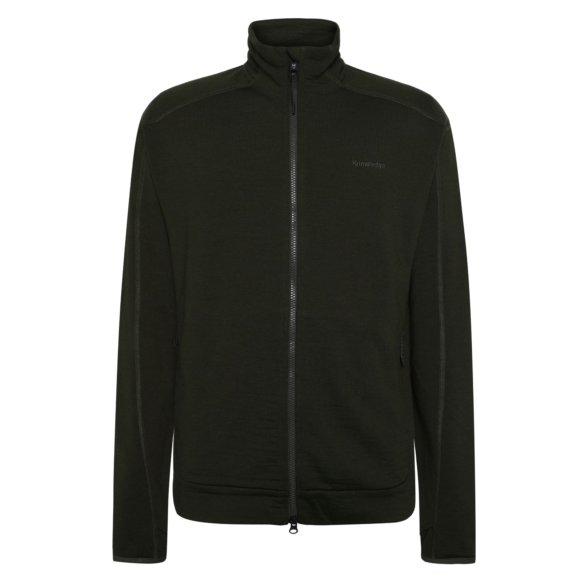 Fleece-Jacke mit Reißverschluss DYNAMIC aus Merinowolle - Herren