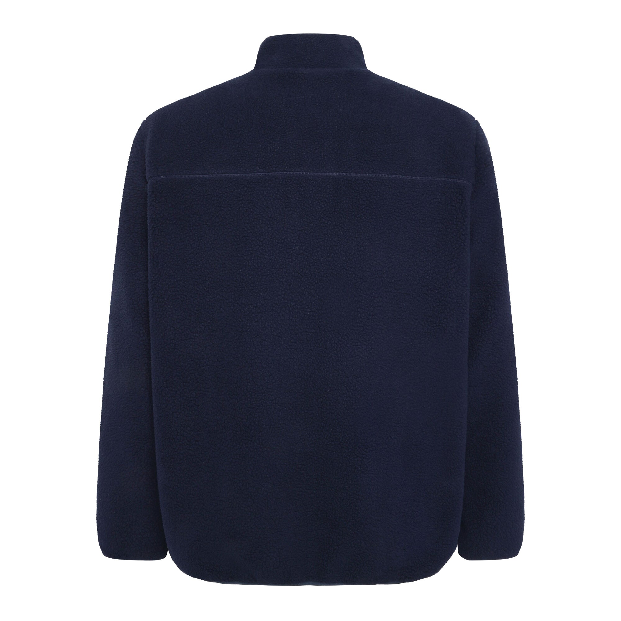 Lockere Fleecejacke mit Reißverschluss - receycelt - GRS/Vegan
